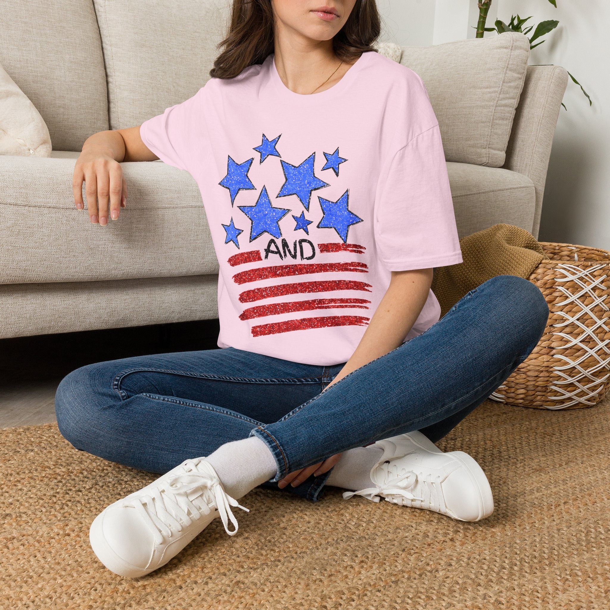 Stars and Stripes T-Shirt — Flag Graphic Patriotic Tee