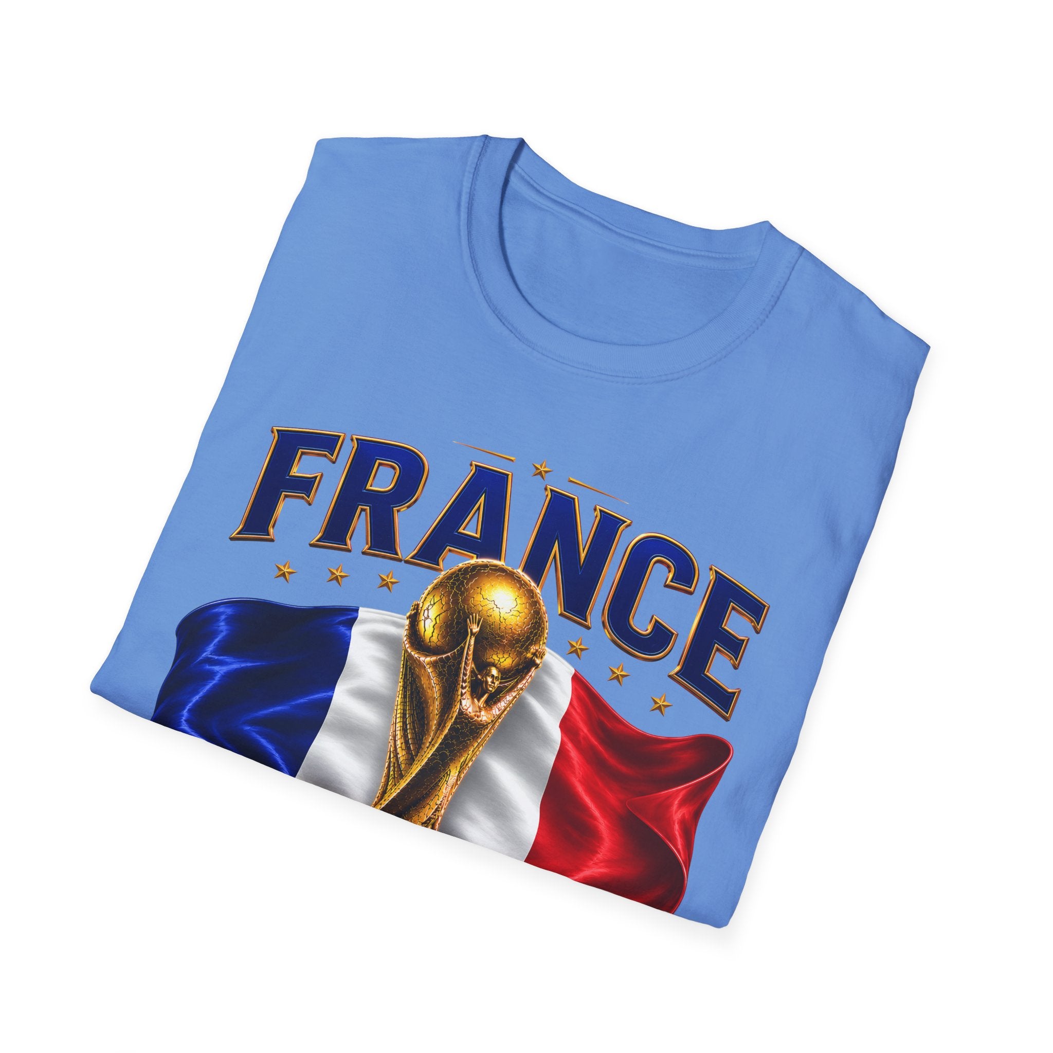 France World Cup 2026 T-Shirt — French Flag & Trophy Soccer Tee