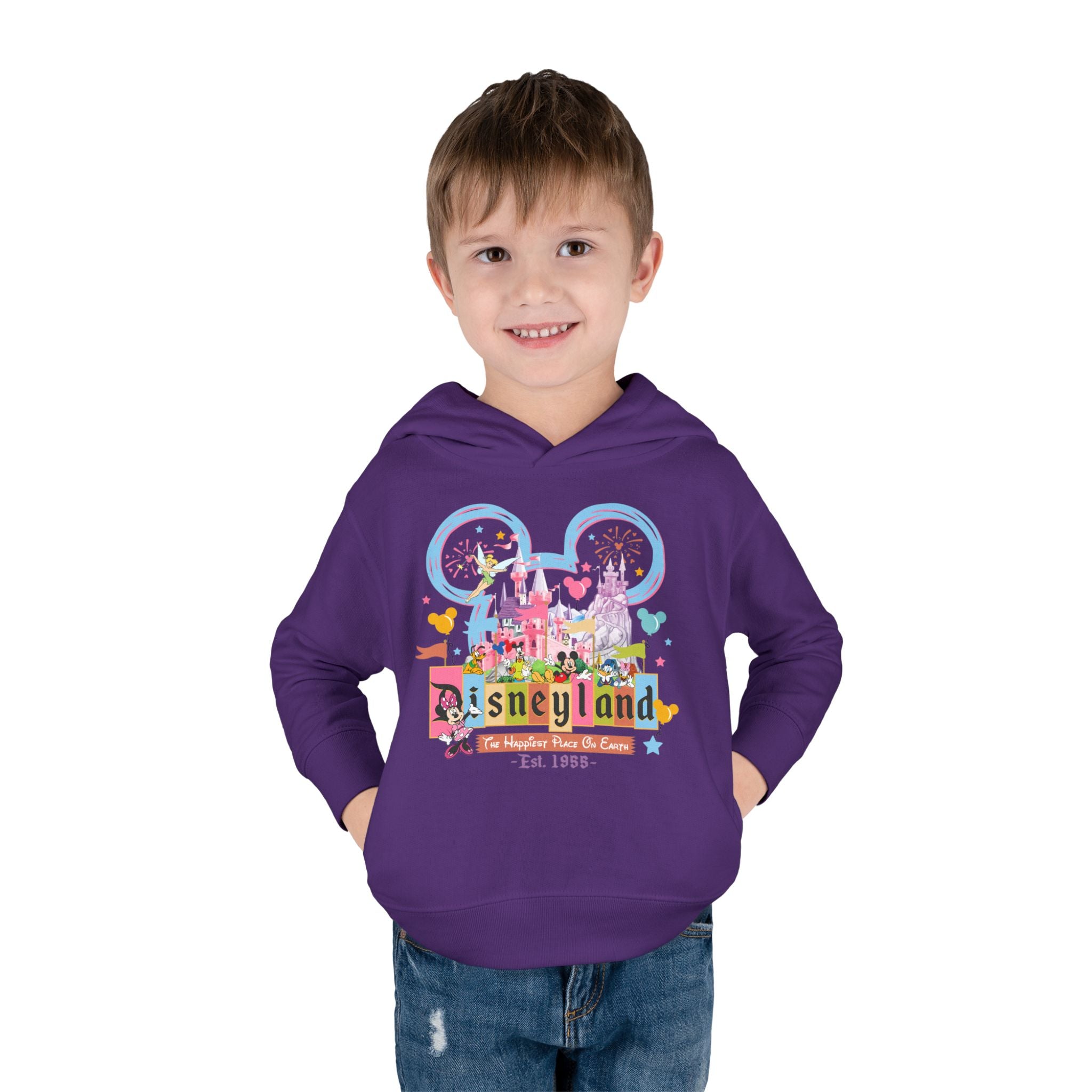 Disneyland Way Back Machine Castle Mickeee Ears Hoodie | Toddler Pullover