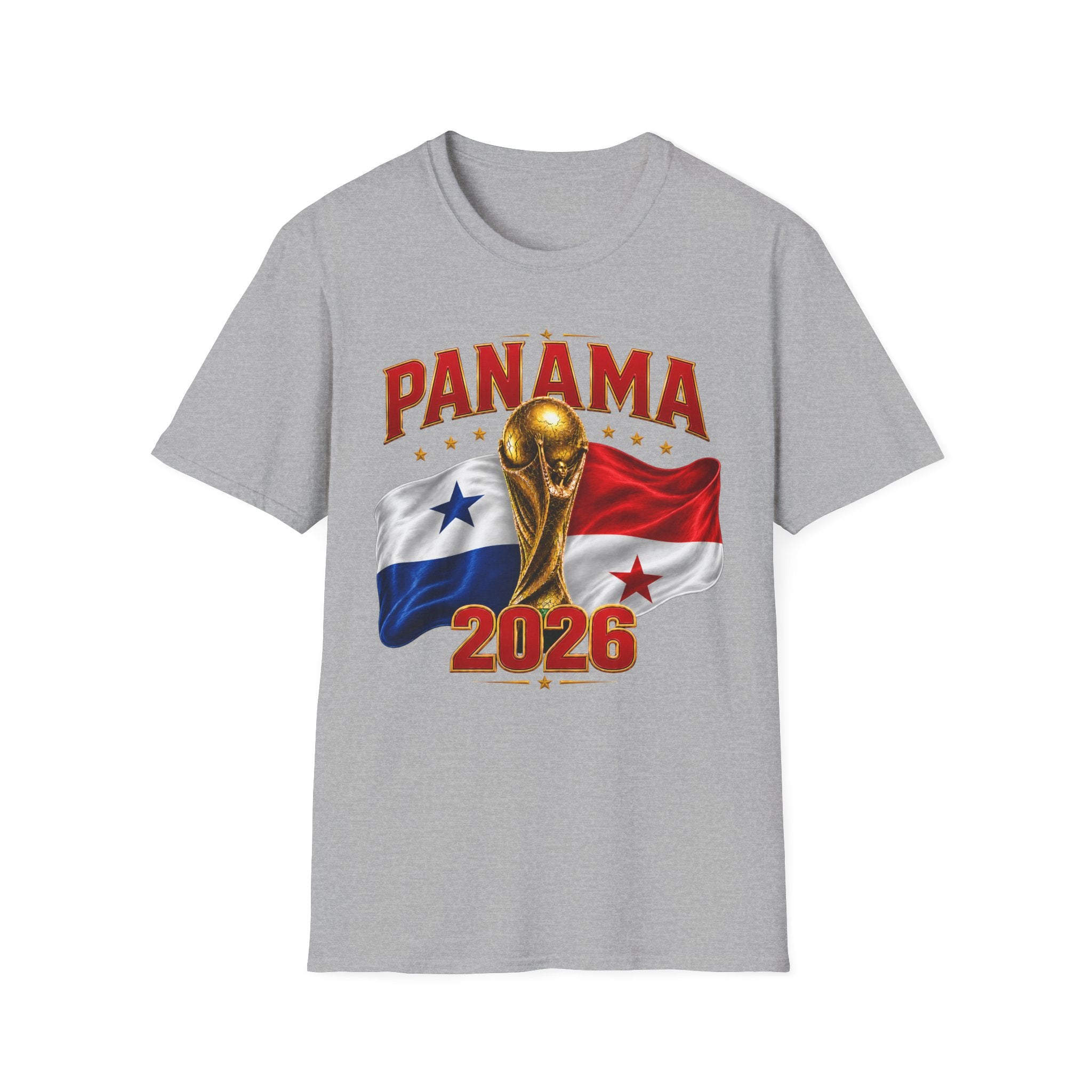 Panama 2026 World Cup T-Shirt — Panama Flag & Trophy Soccer Tee