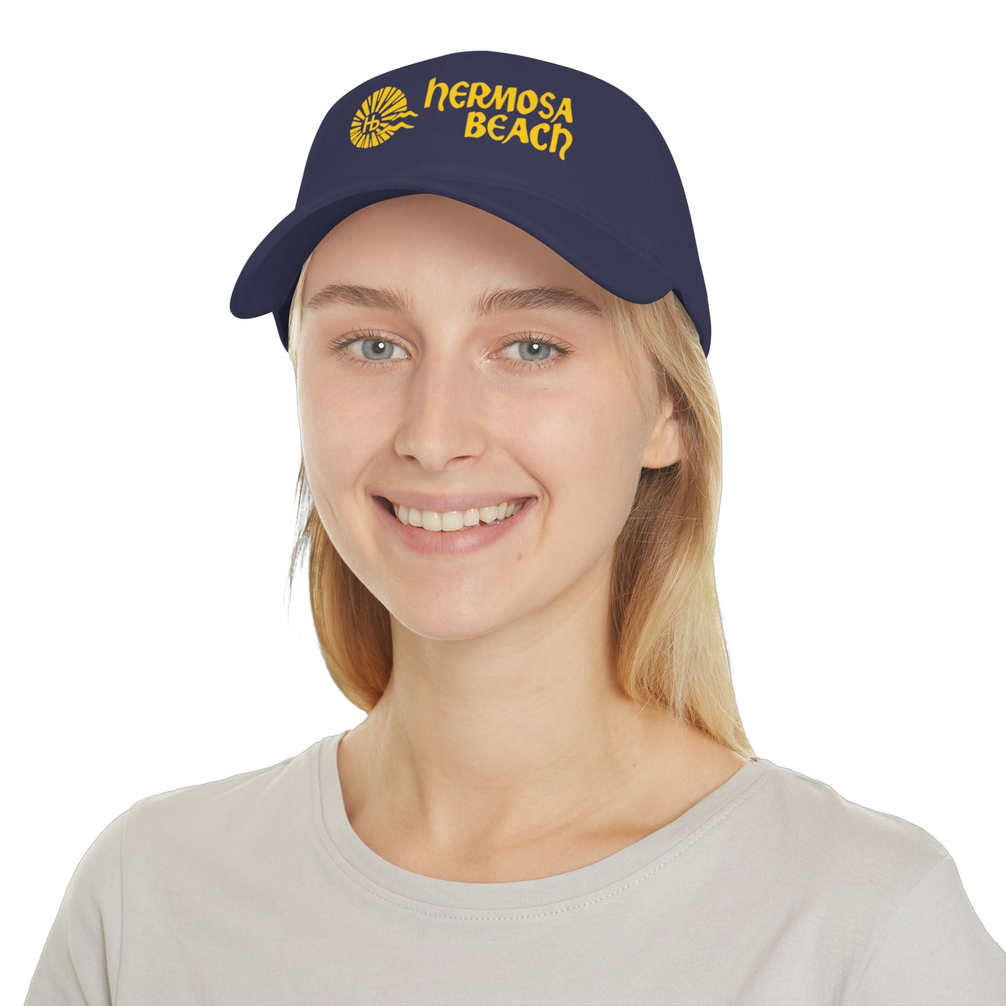 Hermosa Beach California / Low Profile Baseball Cap