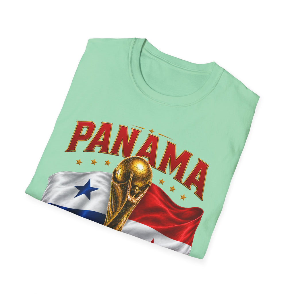 Panama 2026 World Cup T-Shirt — Panama Flag & Trophy Soccer Tee