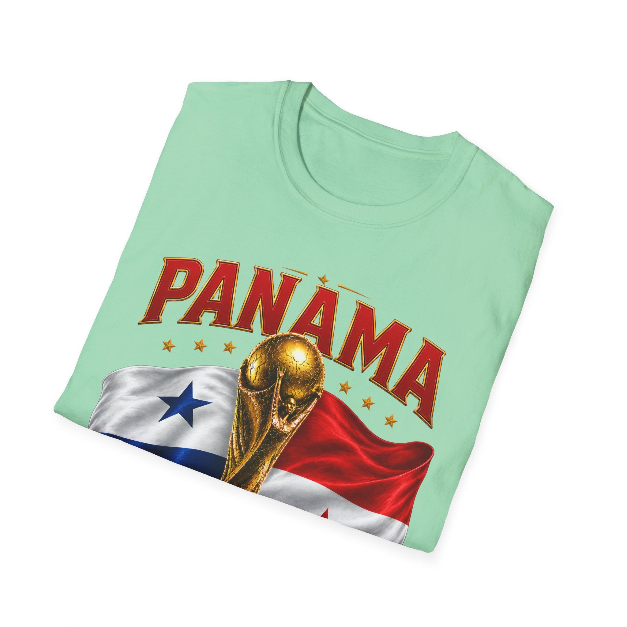 Panama 2026 World Cup T-Shirt — Panama Flag & Trophy Soccer Tee