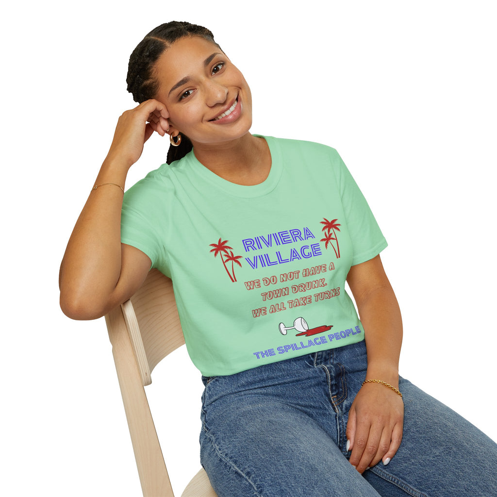 Riviera Village Redondo Beach - The Spillage People - Mens and Womans  Softstyle T-Shirt