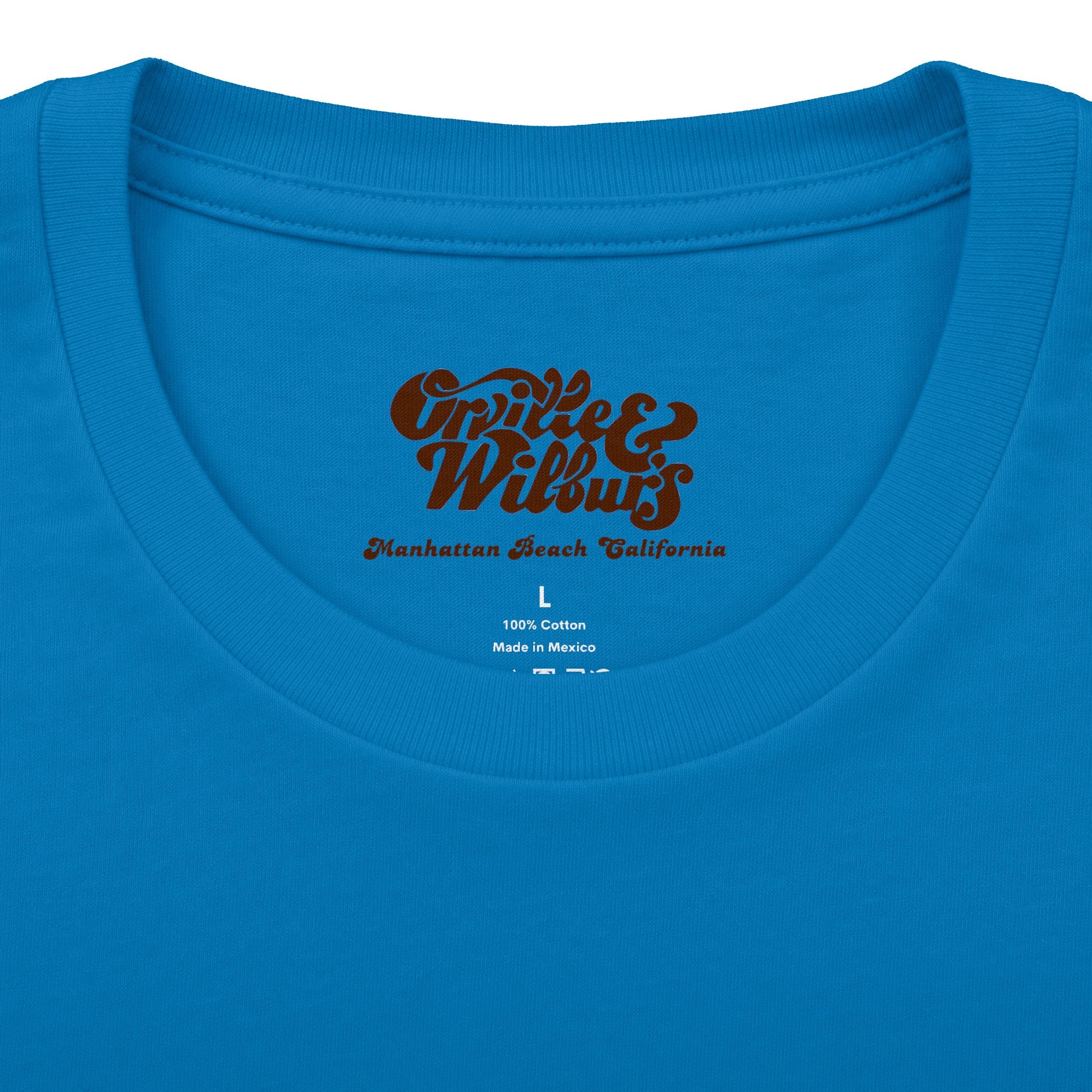 Orville and Wilburs Restaurant Manhattan Beach California Old South Bay Aviation Tee Shirt