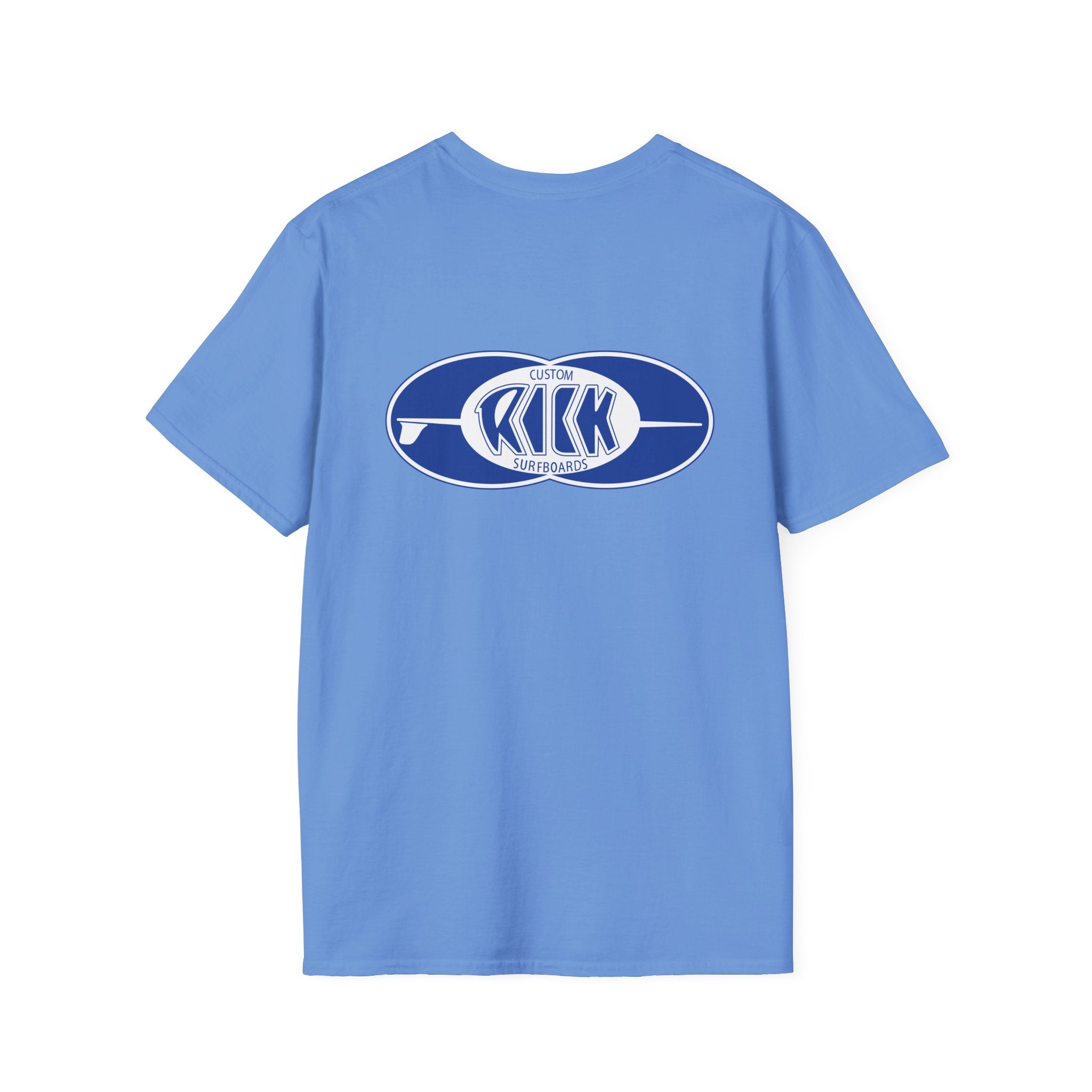 Rick Surfboards Unisex Softstyle T-Shirt Old School Hermosa Beach