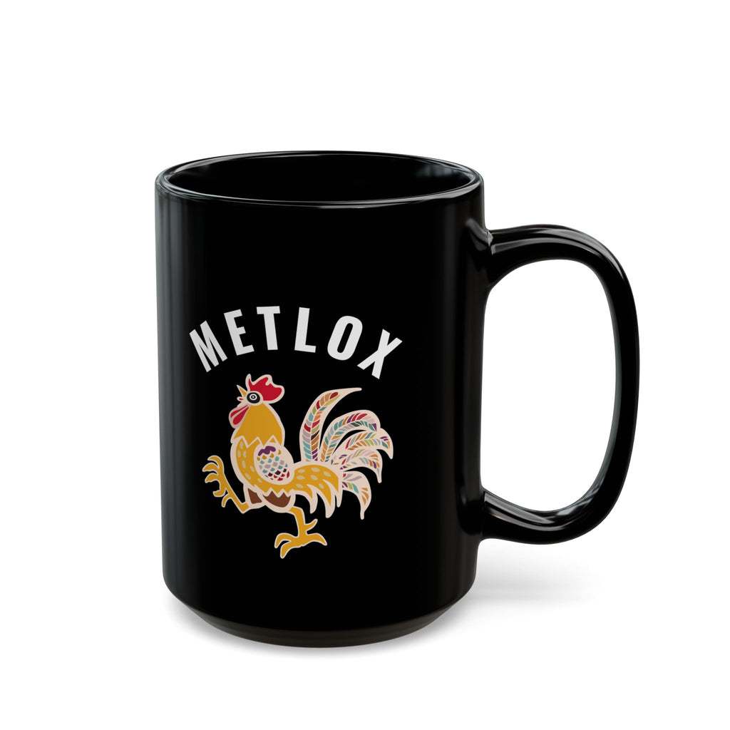 Metlox Pottery Manhattan Beach 1927 - 1989 11oz Black Mug