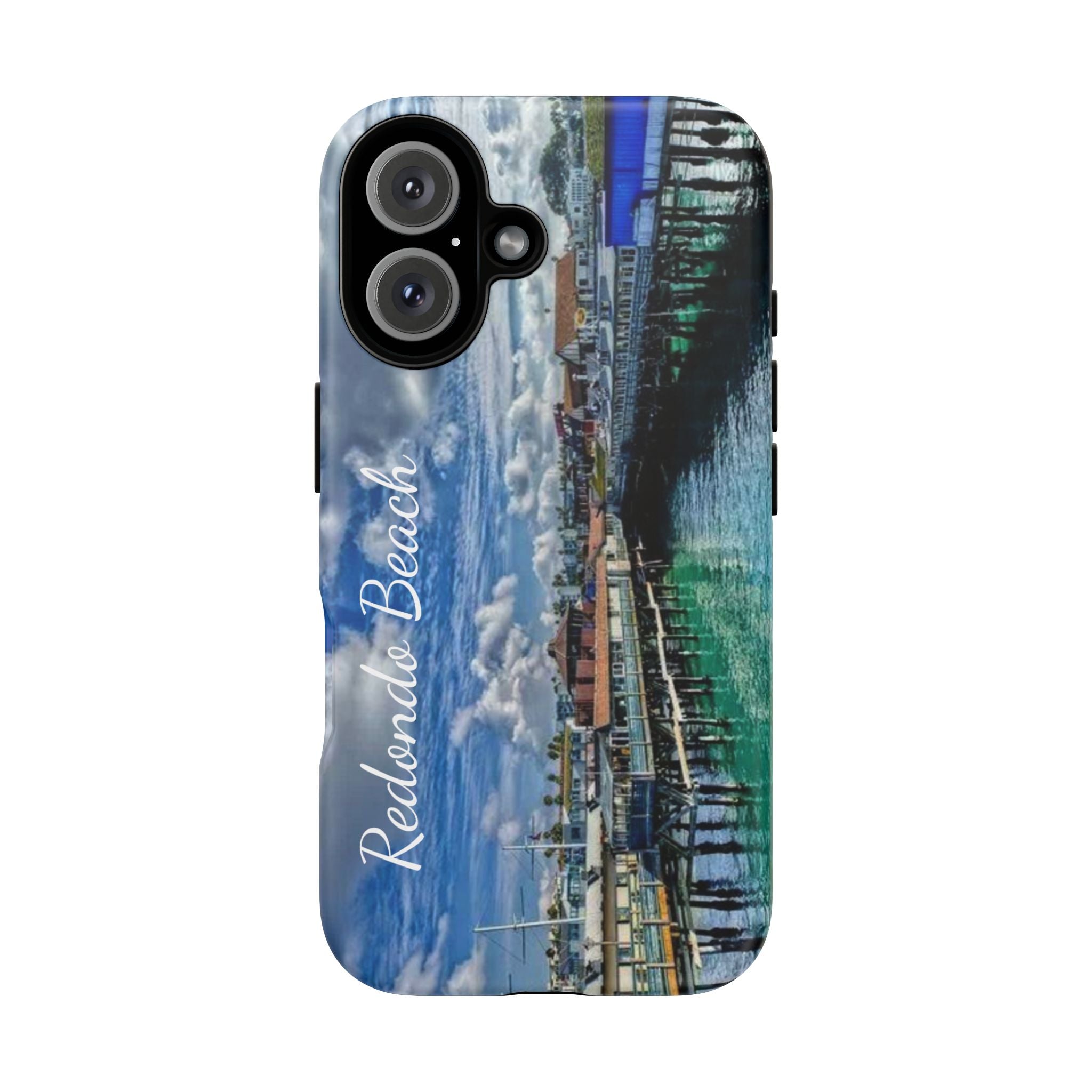Phone Cases, Redondo Beach California King Harbor Design, Protective Covers, iPhone Accessories, Samsung Accessories, Gift for Travelers