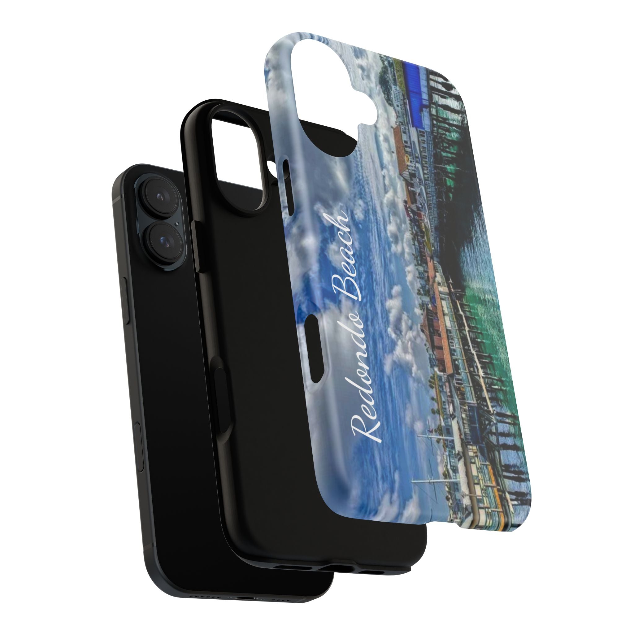 Phone Cases, Redondo Beach California King Harbor Design, Protective Covers, iPhone Accessories, Samsung Accessories, Gift for Travelers