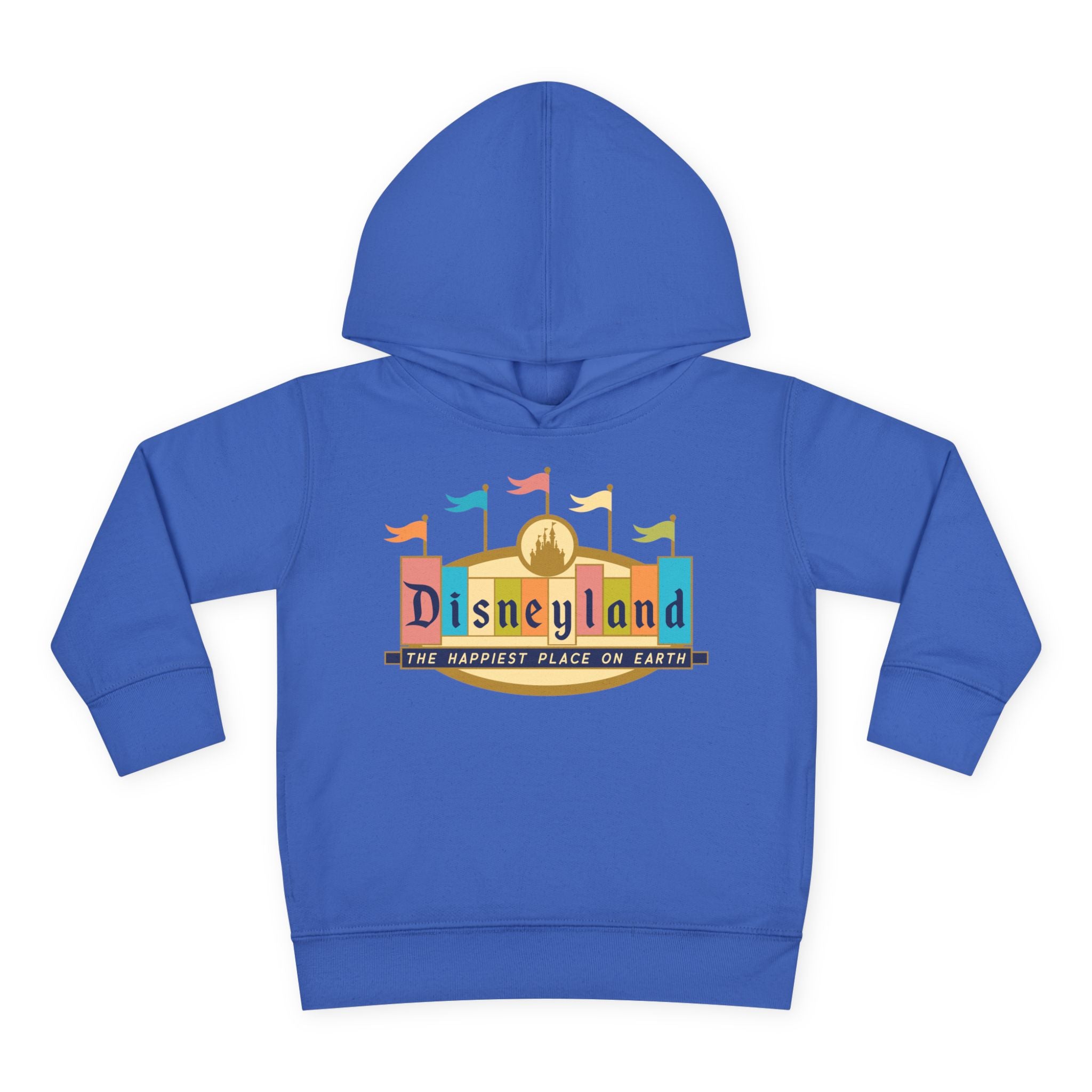 Disneyland way Back Machine Retro Logo Toddler Hoodie | Kids Pullover