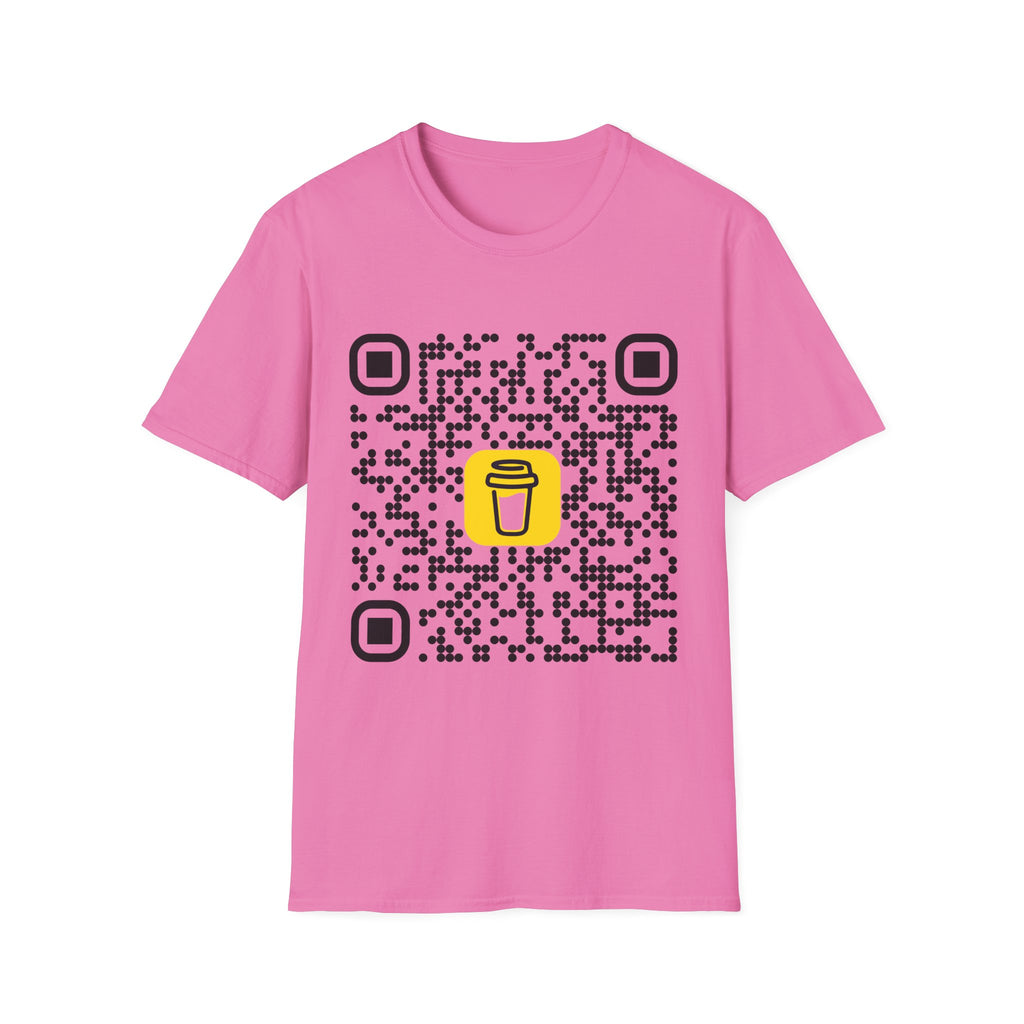 QR Code Coffee Tee — Scan-to-Order Coffee Shop T-Shirt