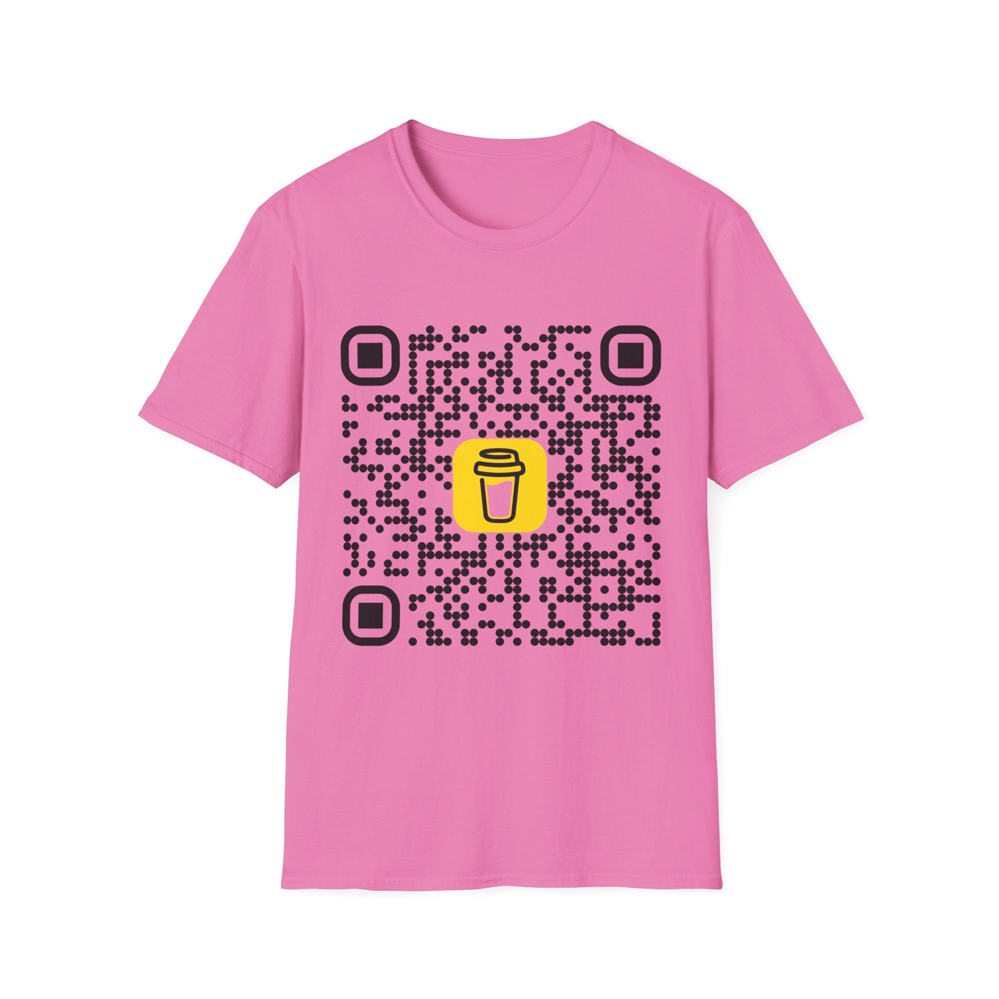 QR Code Coffee Tee — Scan-to-Order Coffee Shop T-Shirt