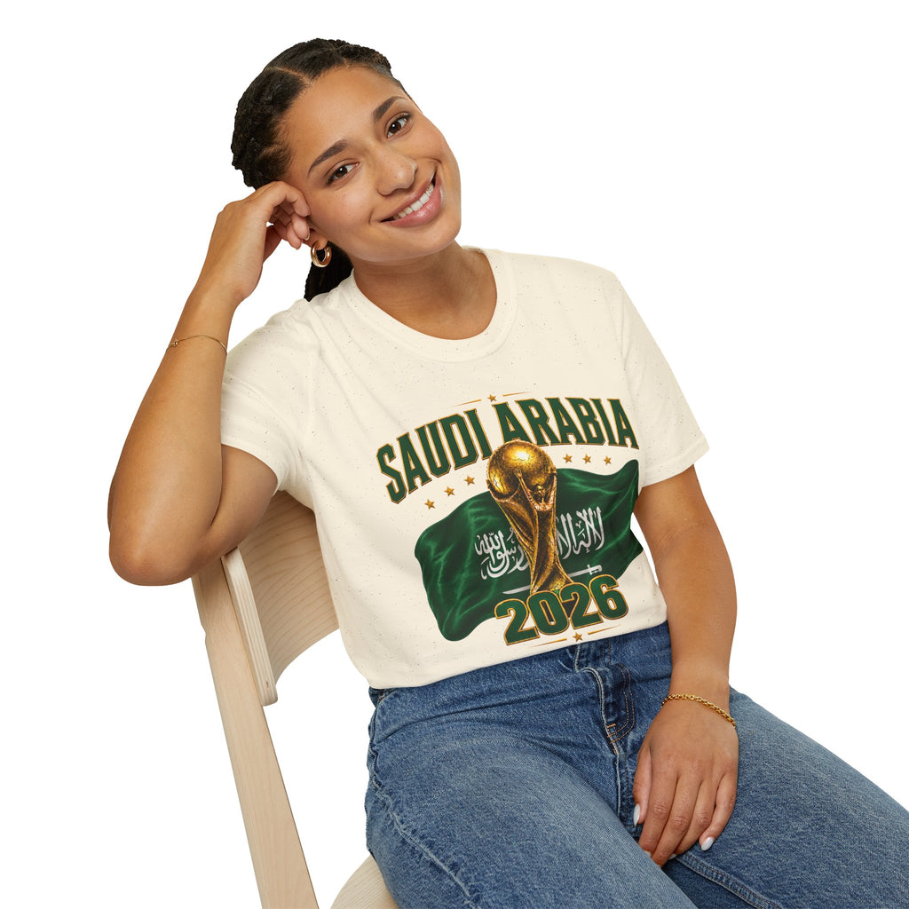 Saudi Arabia 2026 World Cup T-Shirt – Soccer Champion Trophy Design