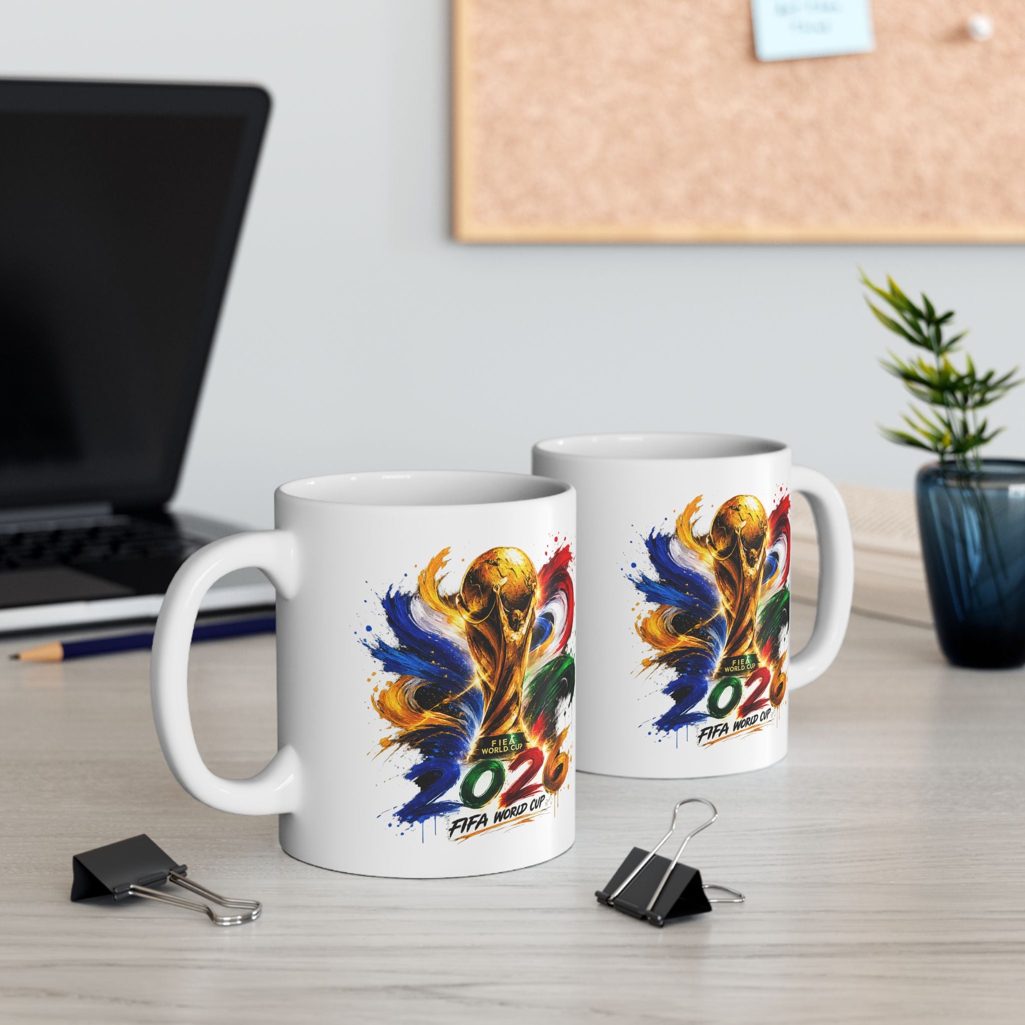 World Cup FIFA 2026 Ceramic Mug — Colorful 11oz & 15oz Coffee Cup