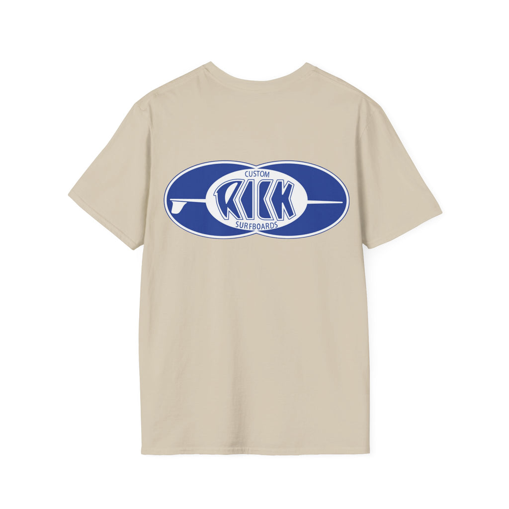 Rick Surfboards Graphic T-Shirt — Printed Front & Back (Multiple Colors)