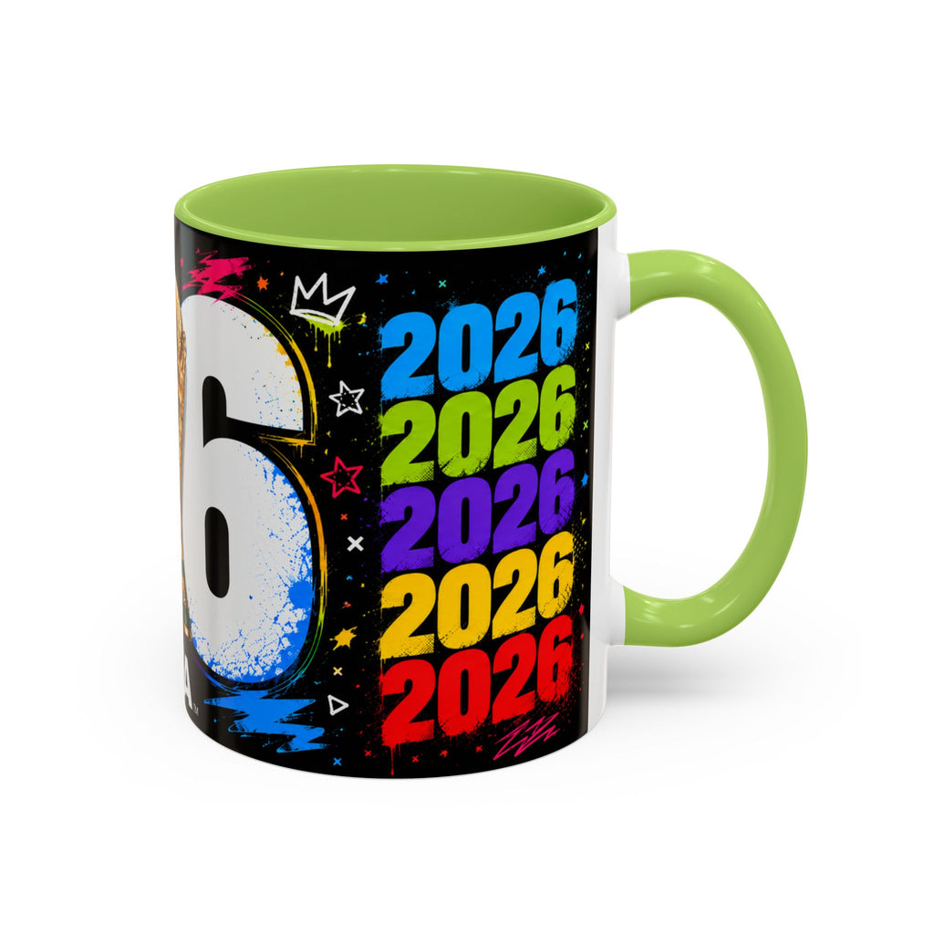 2026 FIFA World Cup Coffee Mug — Colorful Trophy Design (11/15oz)