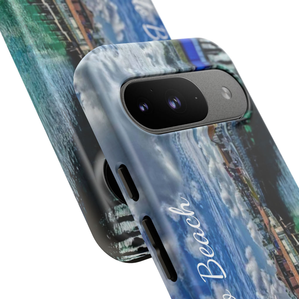 Phone Cases, Redondo Beach California King Harbor Design, Protective Covers, iPhone Accessories, Samsung Accessories, Gift for Travelers