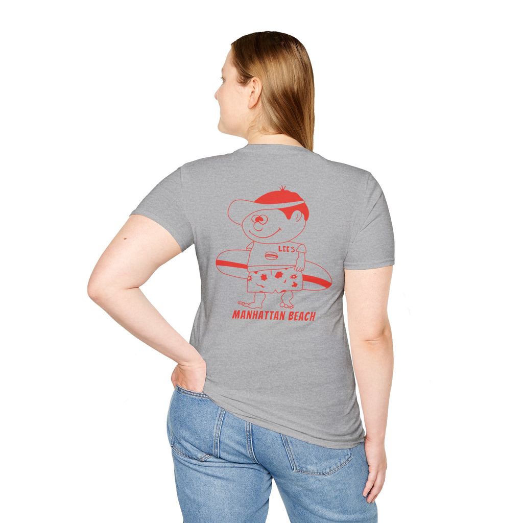 Greasy Lee's  Strand and Marine Old School T-Shirt | Manhattan Beach vintage surfer logo
