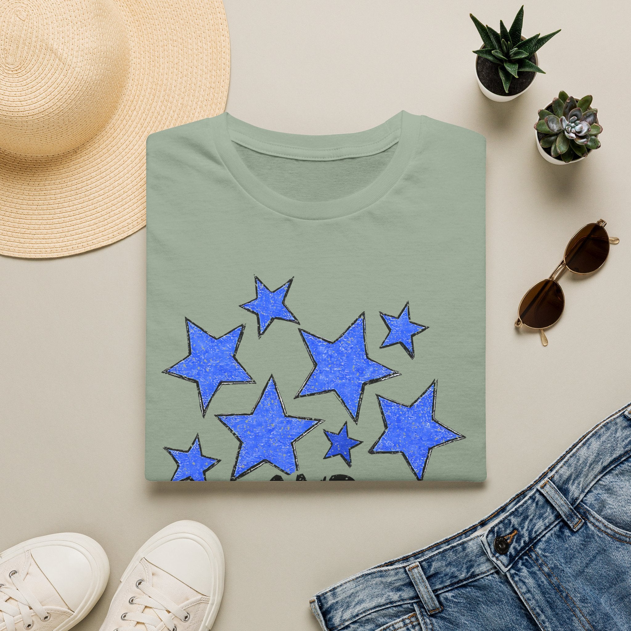 Stars and Stripes T-Shirt — Flag Graphic Patriotic Tee