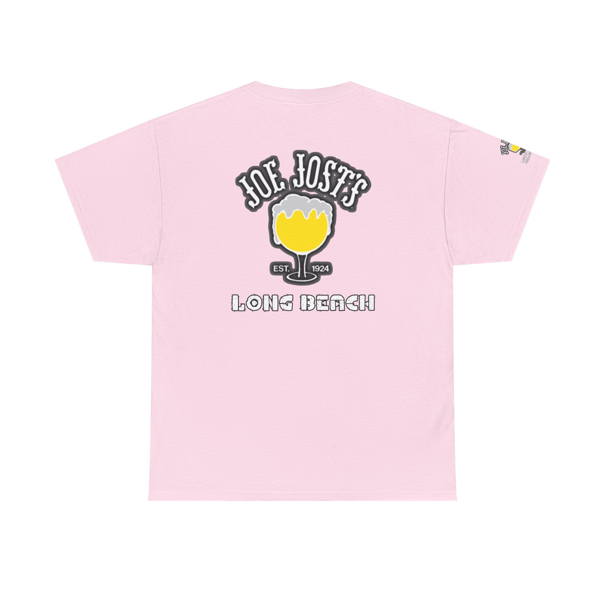 Joe Josts Long Beach California Men's and Woman's Heavy Cotton Tee - Printed 4 Areas