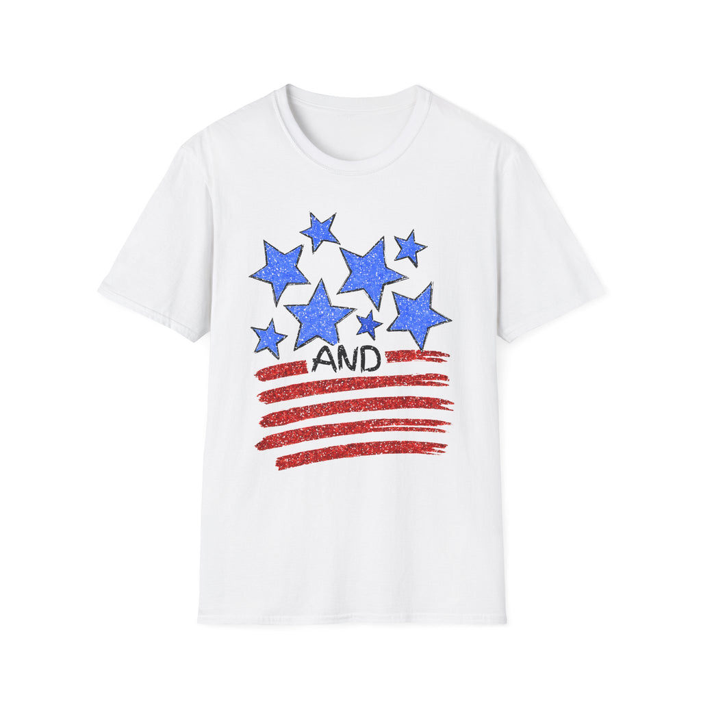 Stars and Stripes T-Shirt — Flag Graphic Patriotic Tee