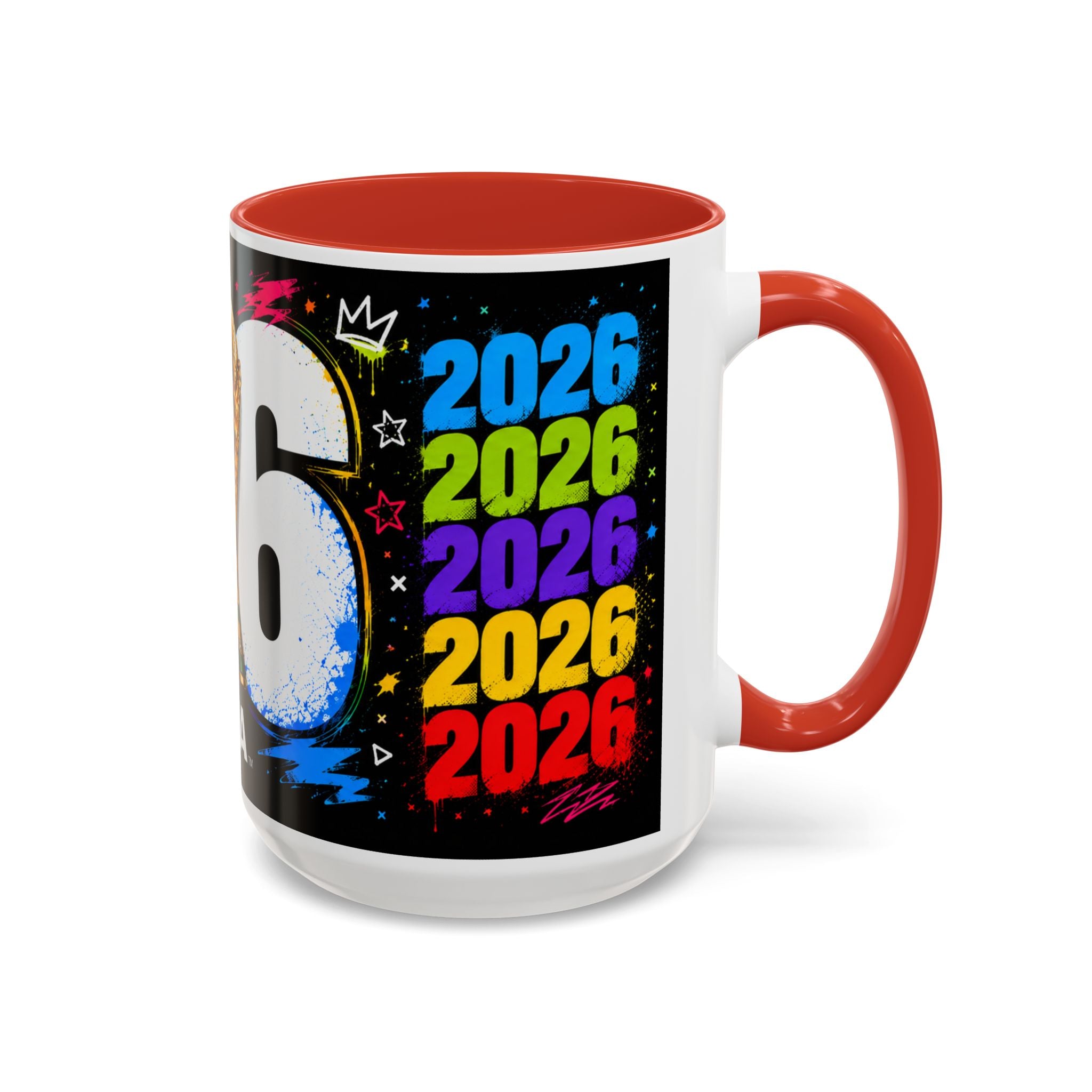 2026 FIFA World Cup Coffee Mug — Colorful Trophy Design (11/15oz)