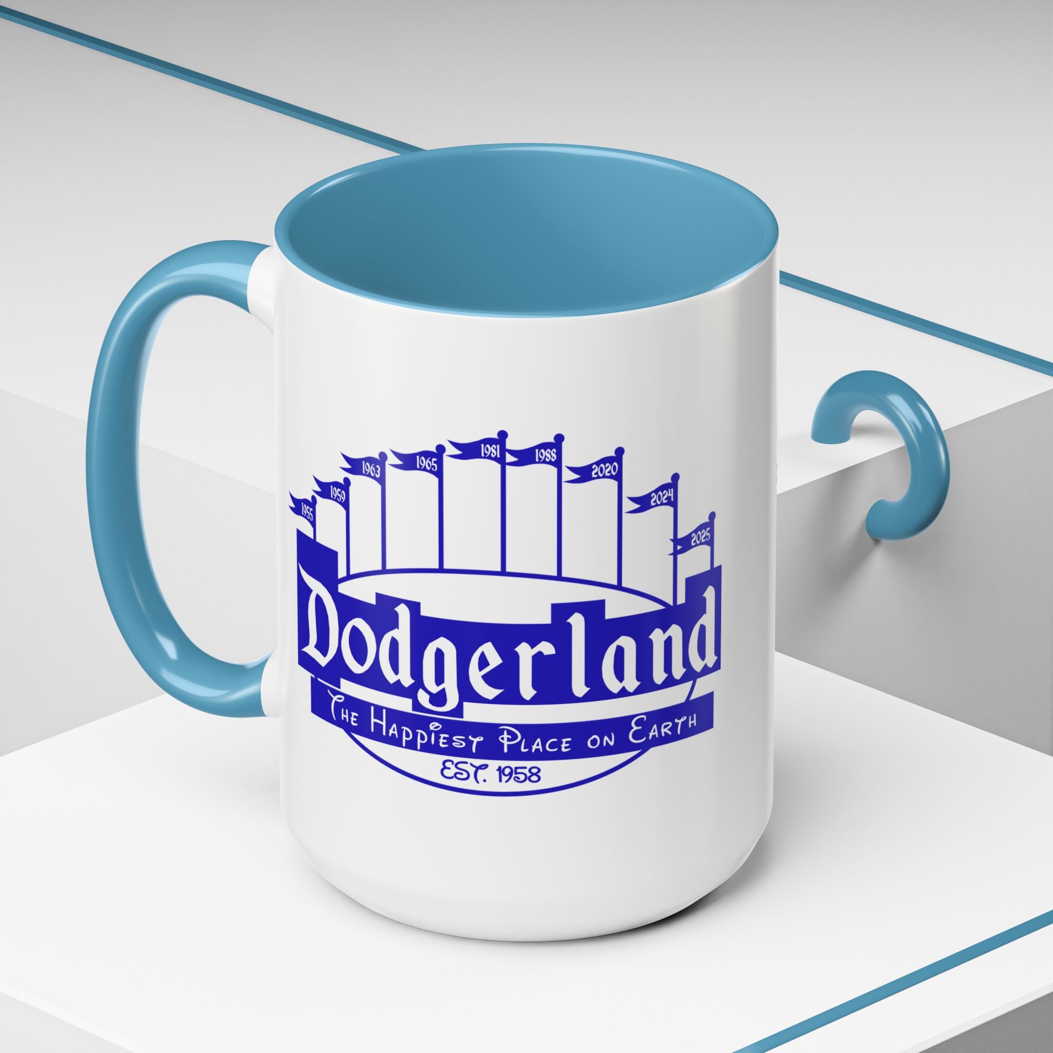 DodgerLAnd Logo Mug | Accent Coffee Mug 11oz or 15oz