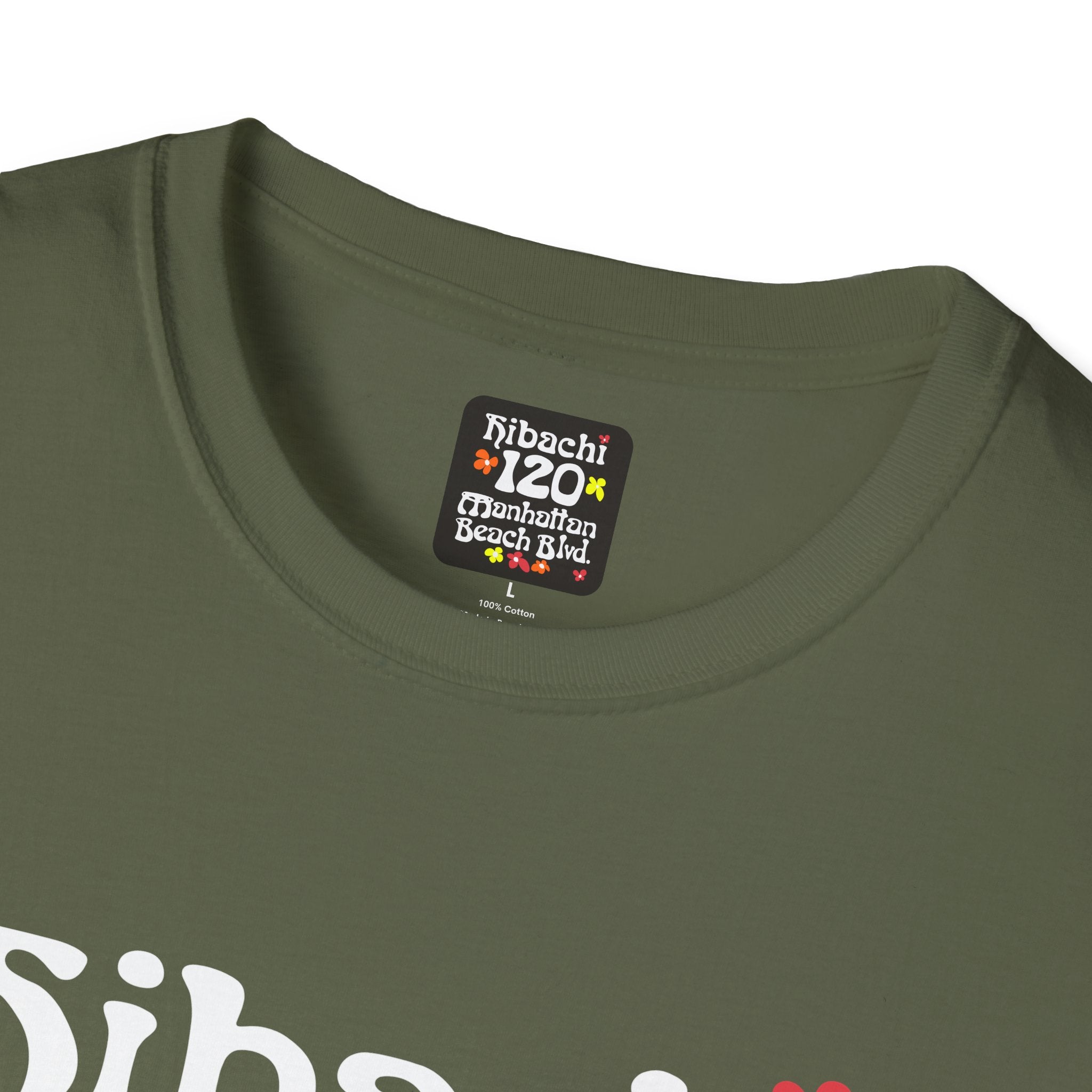 Hibachi 120 Manhattan Beach Blvd Restaurant #OldSchool T-Shirt — Retro Floral Surf Tee "Gone But Not Forgotten"