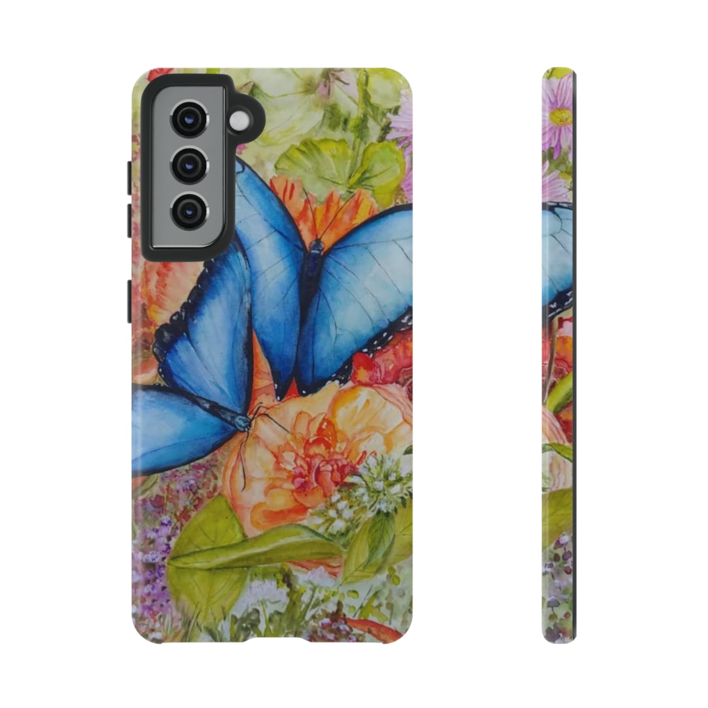 California Blue Butterfly - All IPhone and Samsung Tough Cases