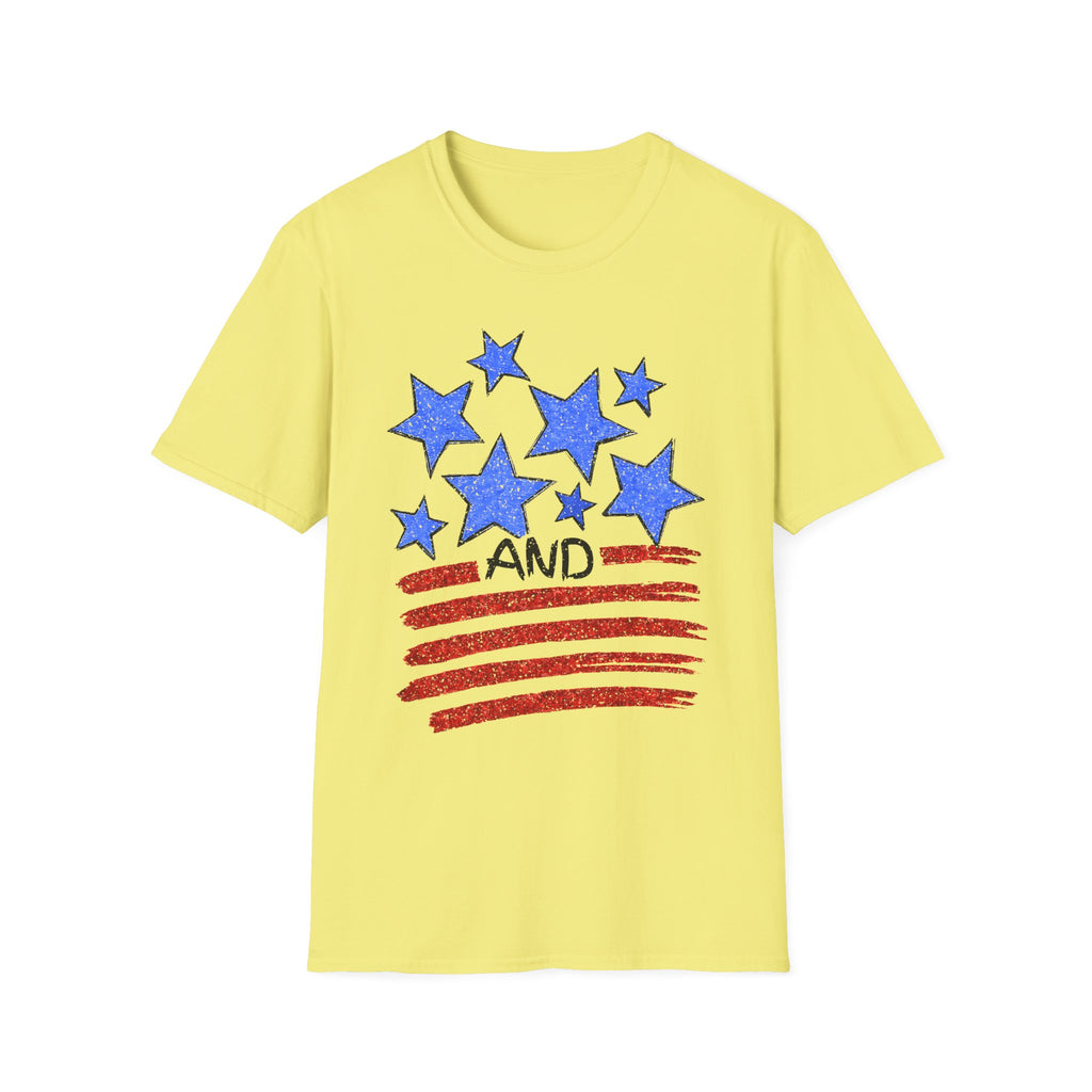 Stars and Stripes T-Shirt — Flag Graphic Patriotic Tee