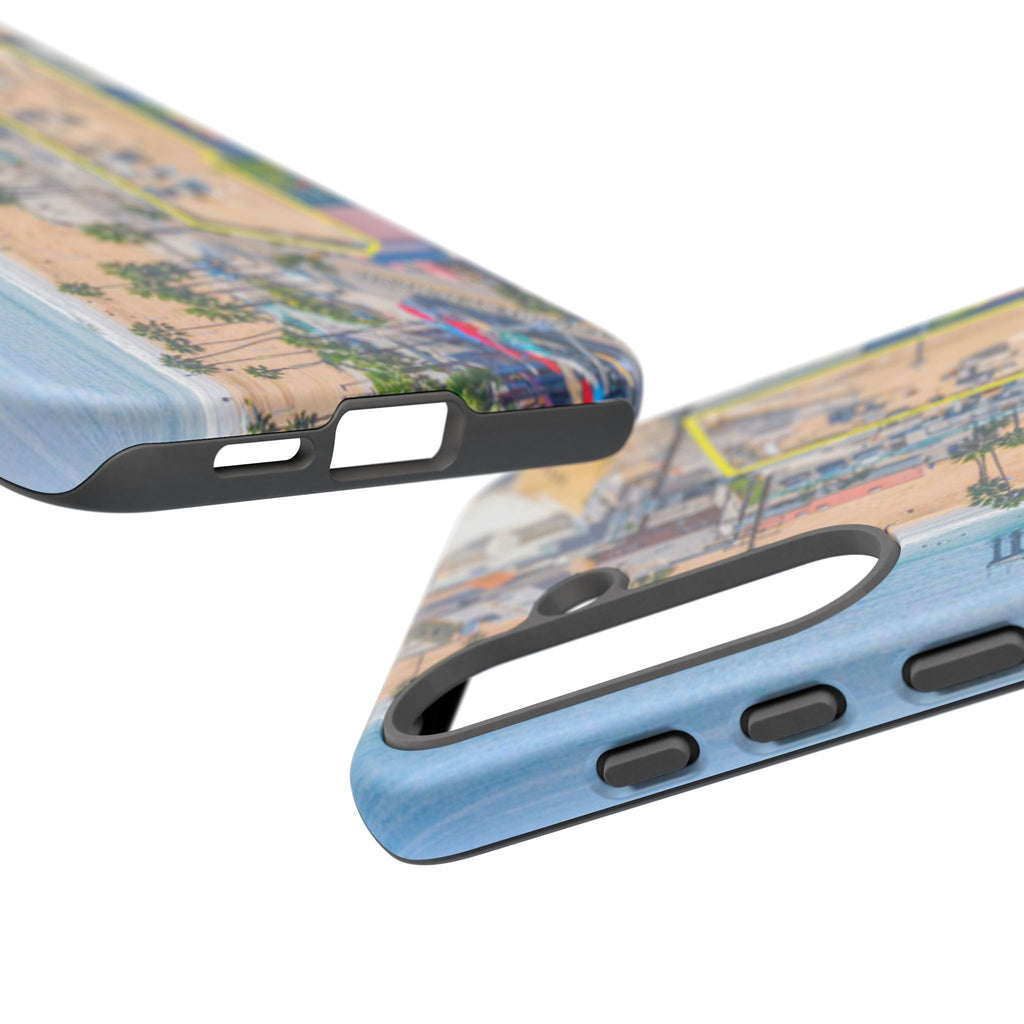Phone Cases, Manhattan Beach California iPhone Samsung Google Tough Cases, Beach Lovers Gifts, Coastal Accessories, Ocean Phone Covers,
