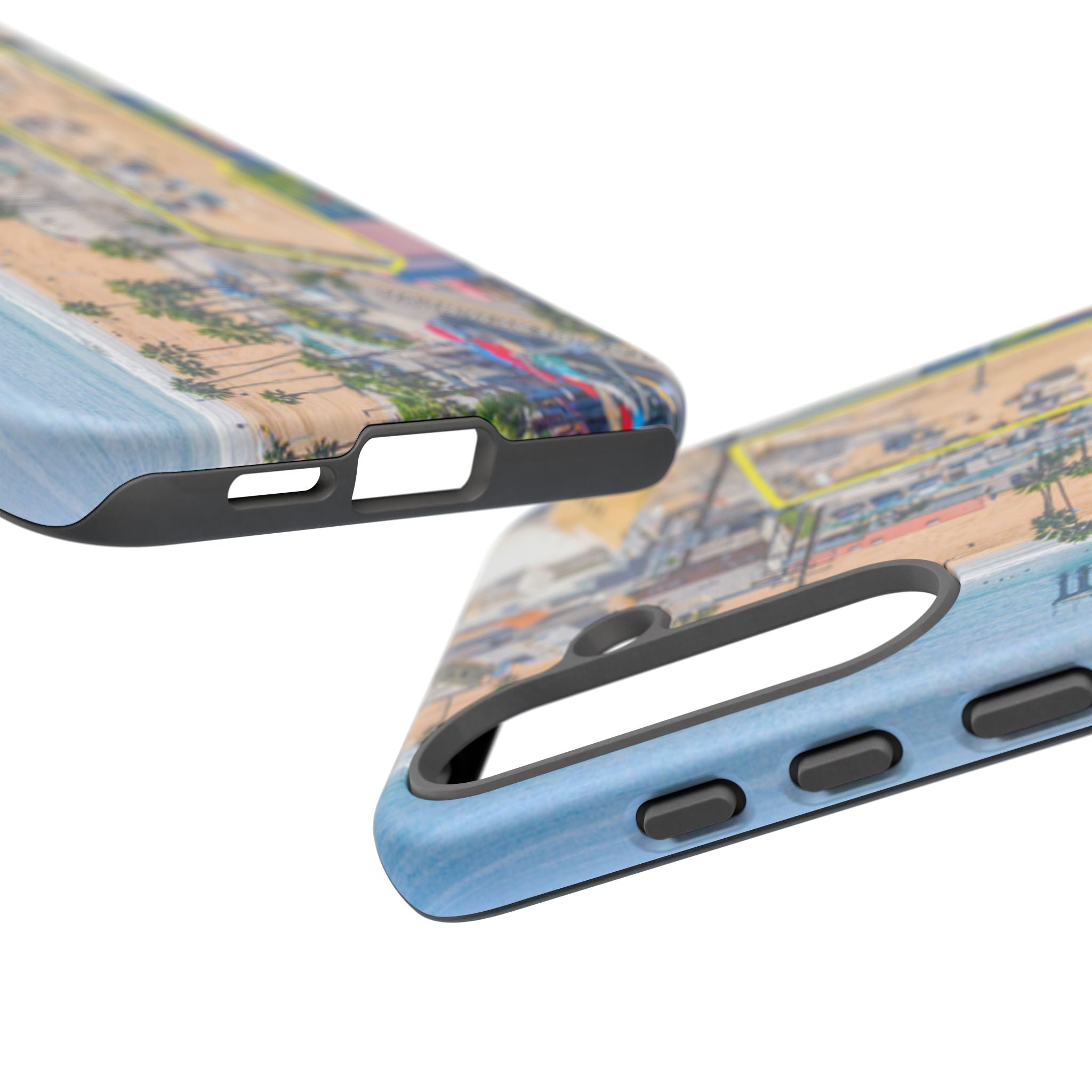 Phone Cases, Manhattan Beach California iPhone Samsung Google Tough Cases, Beach Lovers Gifts, Coastal Accessories, Ocean Phone Covers,