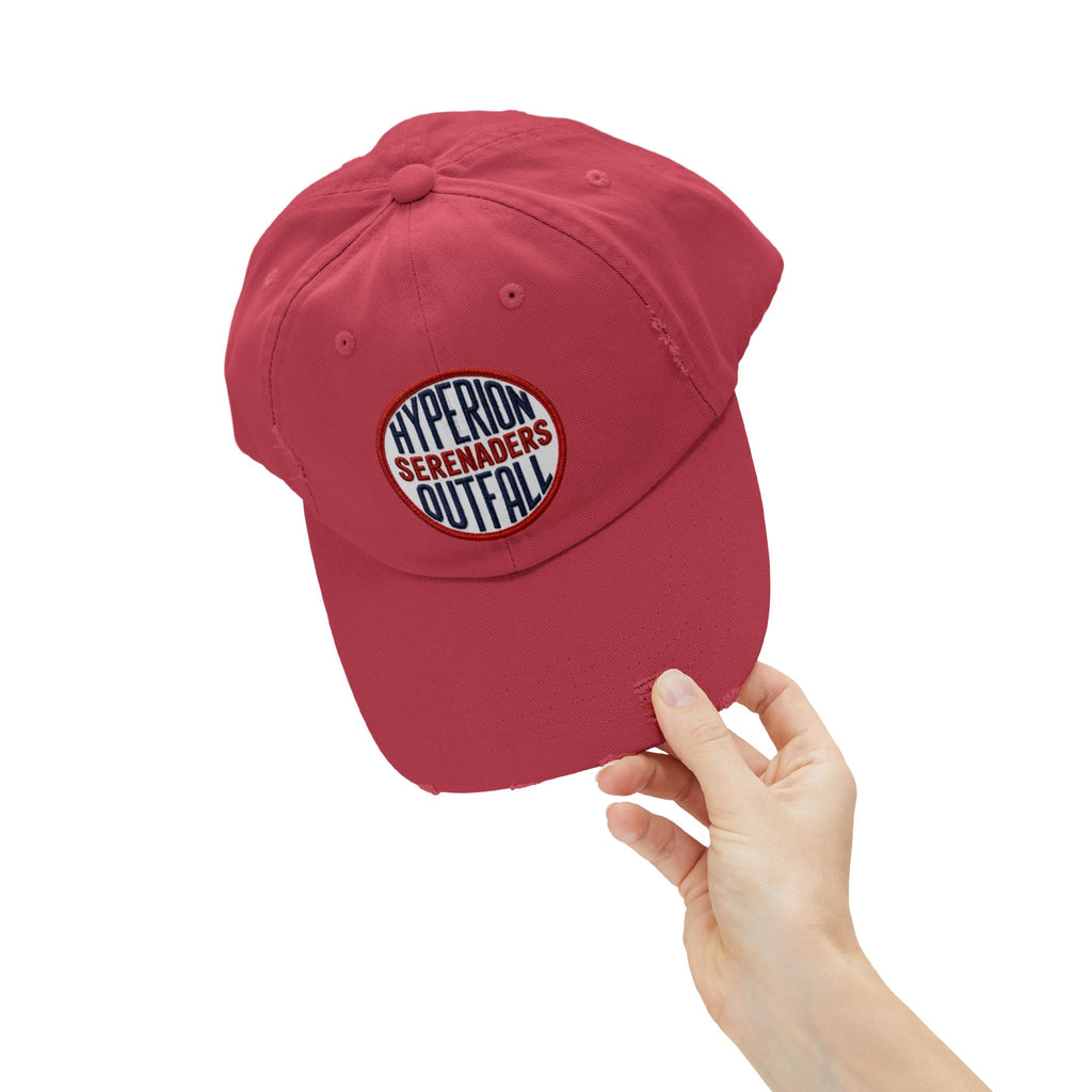 Distressed Cap — "Hyperion Outfall Serenaders" Manhattan Beach Patch Hat