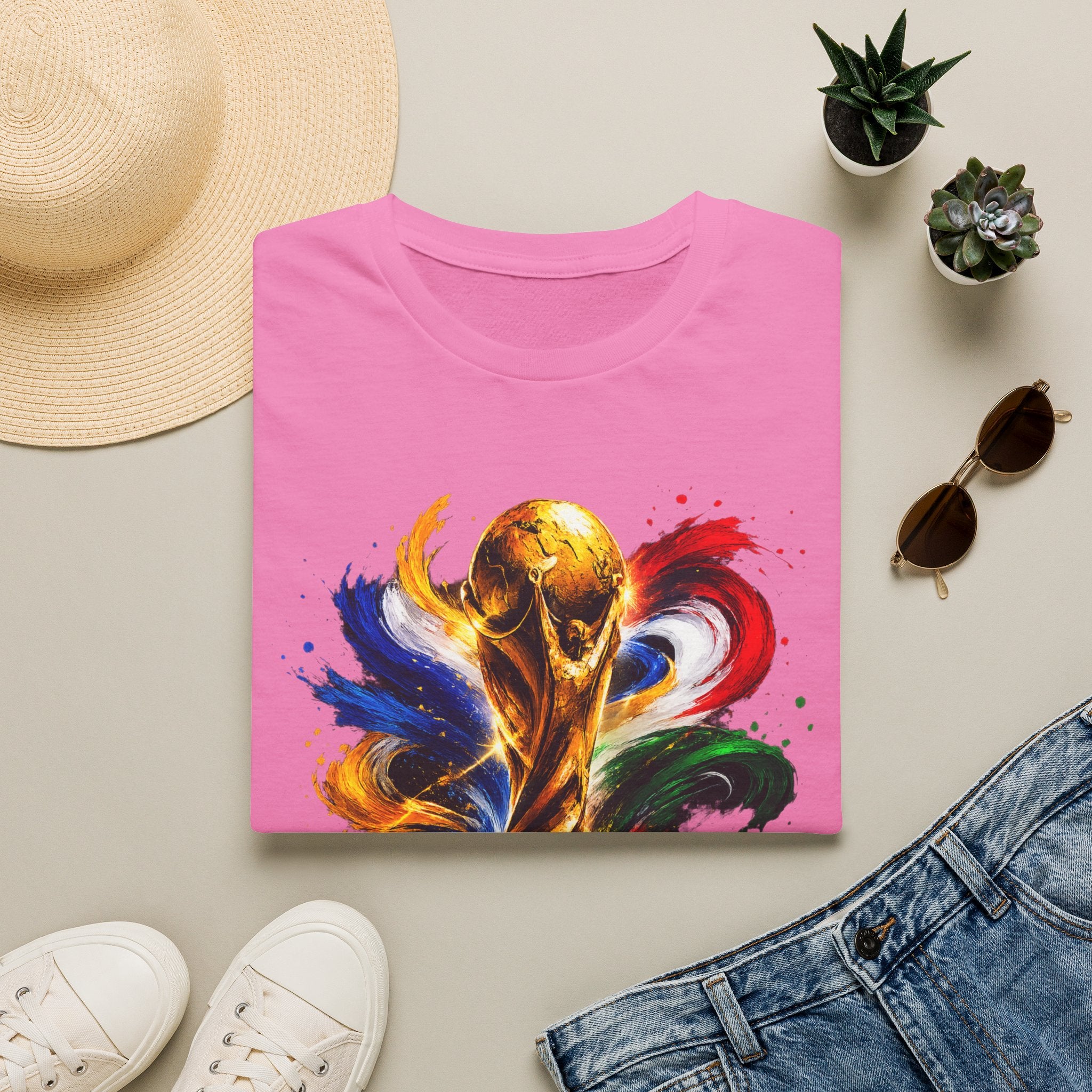 World Cup 2026 T-Shirt — Colorful FIFA Trophy Graphic