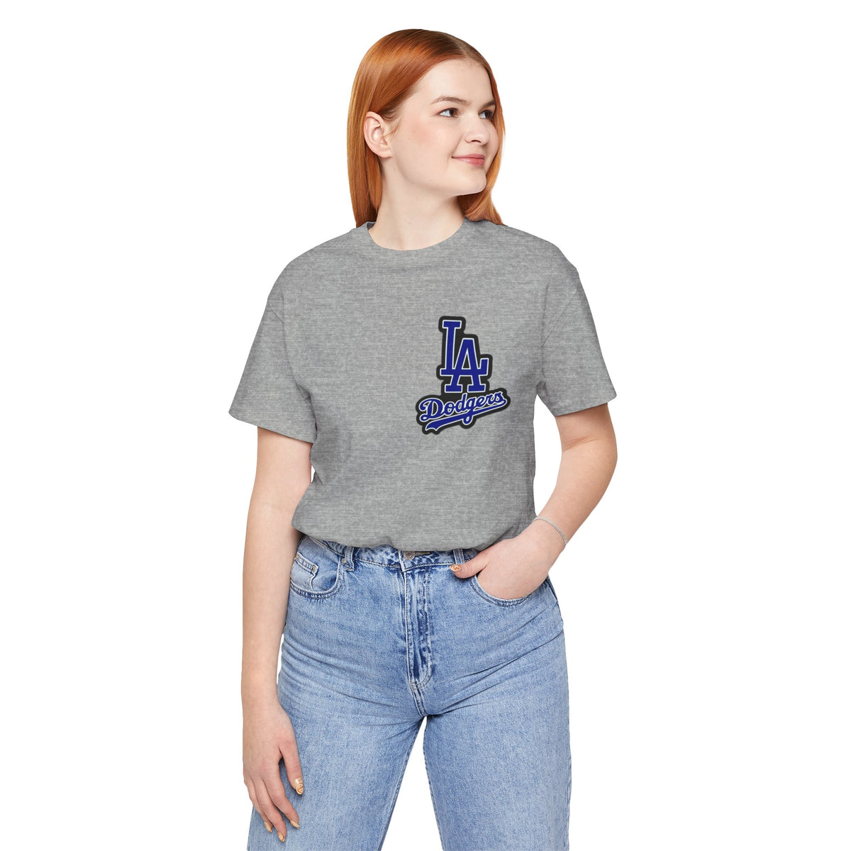 Los Angeles (Front and Back Printing) Mens Womans Jersey Short Sleeve Tee