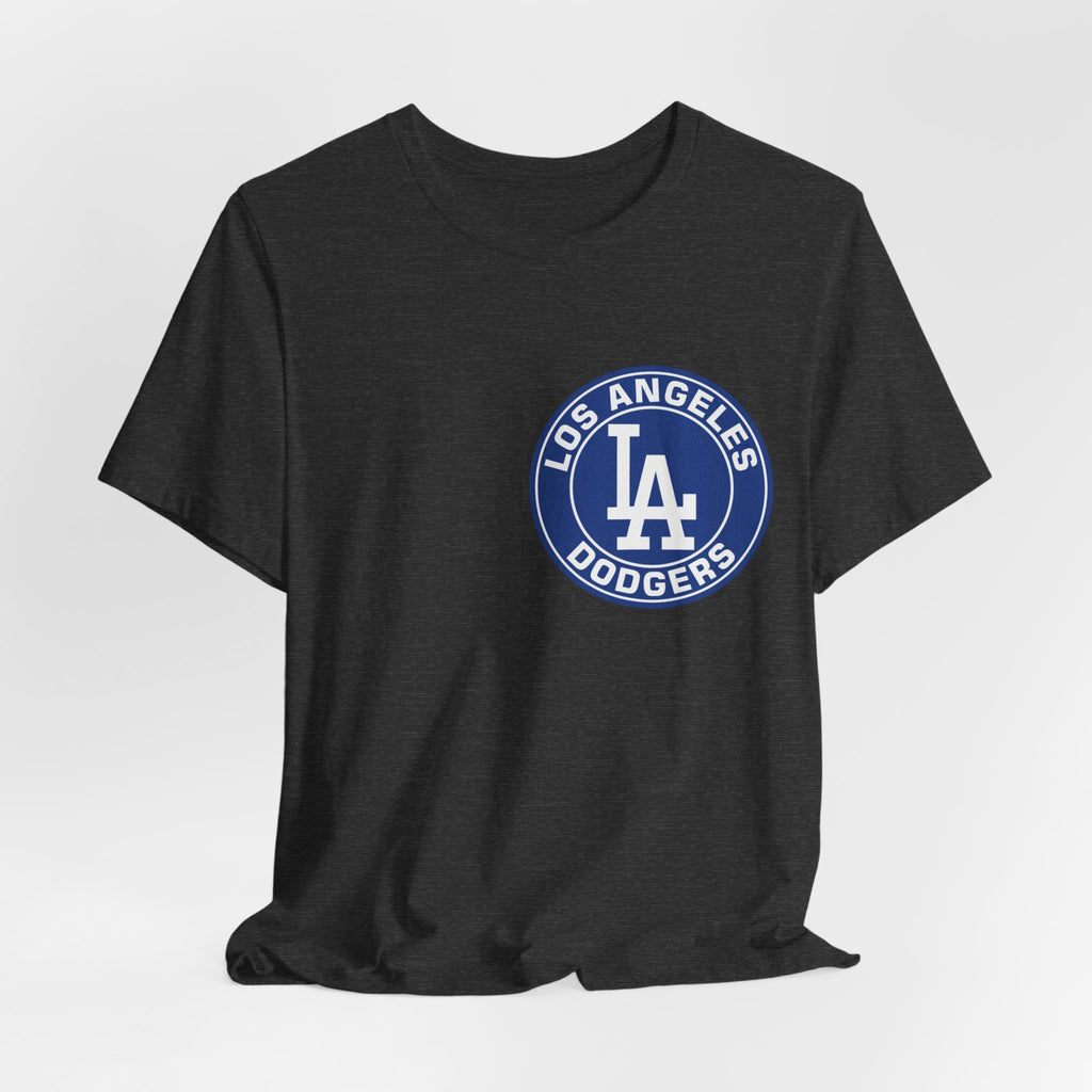 Los Angeles Doyers (Front and Back Printing) Mens Womans Jersey Short Sleeve Tee