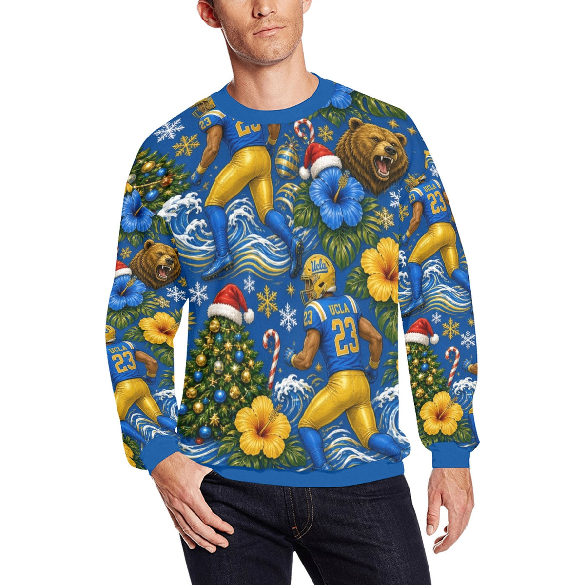 UCLA Men's crew neck sweatshirt（Made in USA）