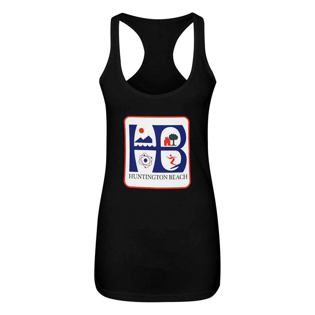 Huntington Beach California Women's Tank Top  Made in USA