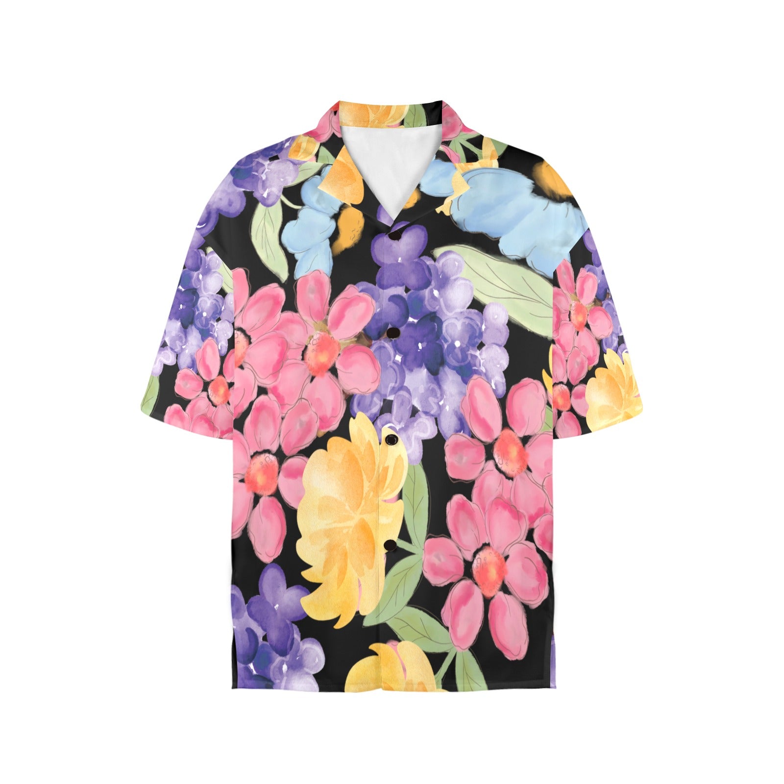 Women's All Over Print Hawaiian Shirt （Made in USA，Ships to USA Only）