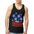 Stars and Stripes Men's Tank Top  Made in USA