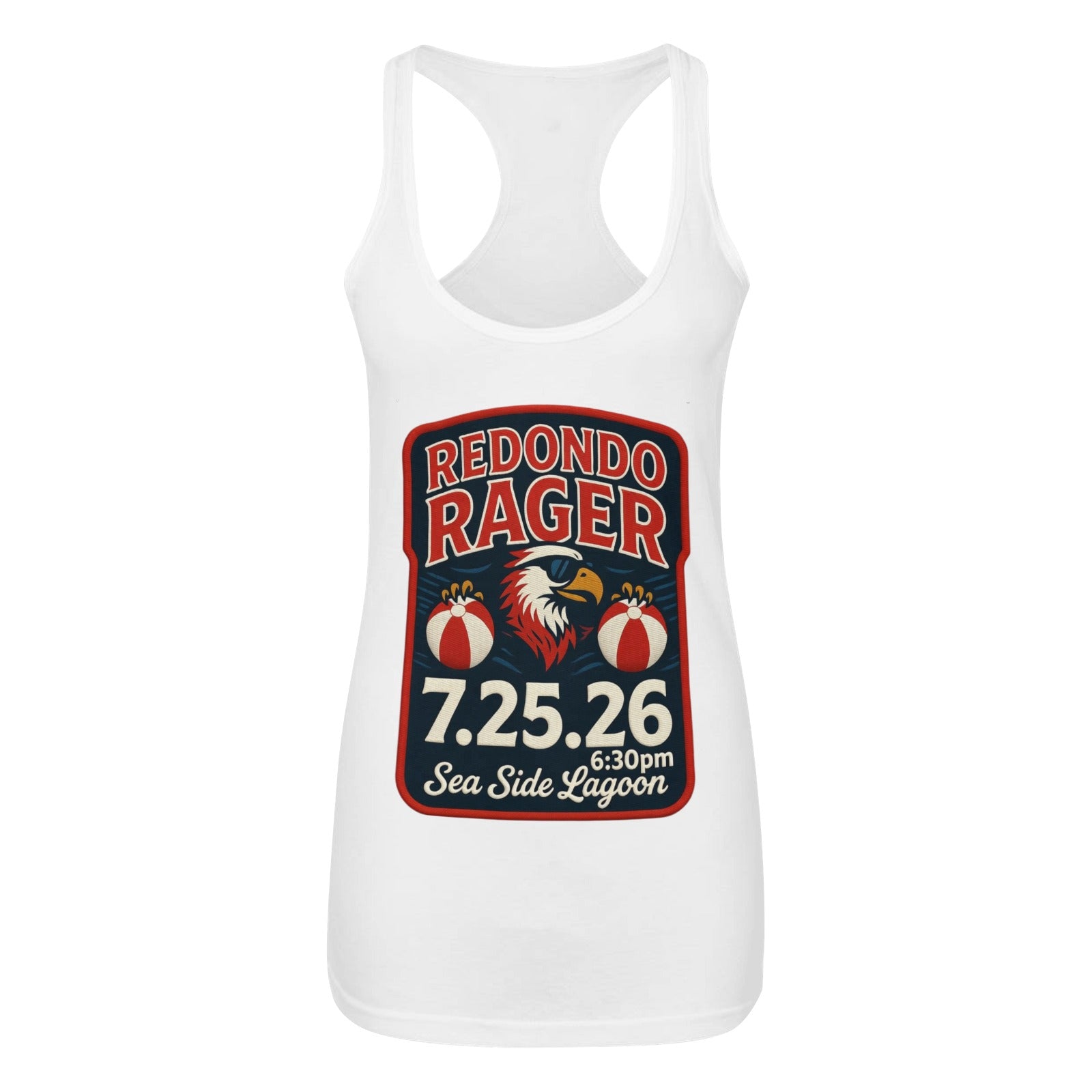 Redondo Rager Seaside Lagoon #RUHS 1st Annual Women's Tank Top Made in USA