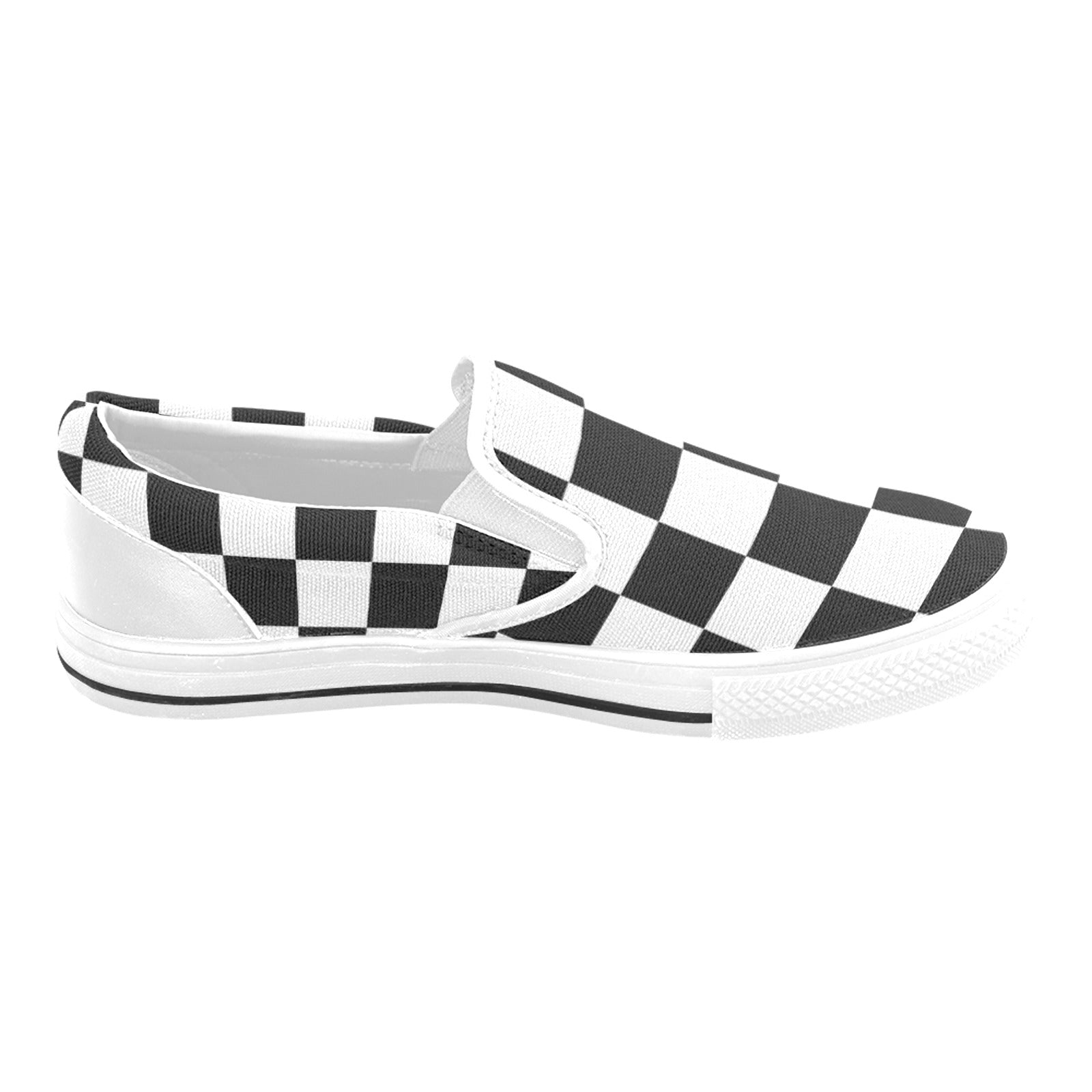 Checkerboard Slip-on Canvas Kid's Shoes (Big Kid)