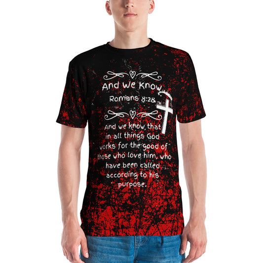 AND WE KNOW - Red All Over T-shirt