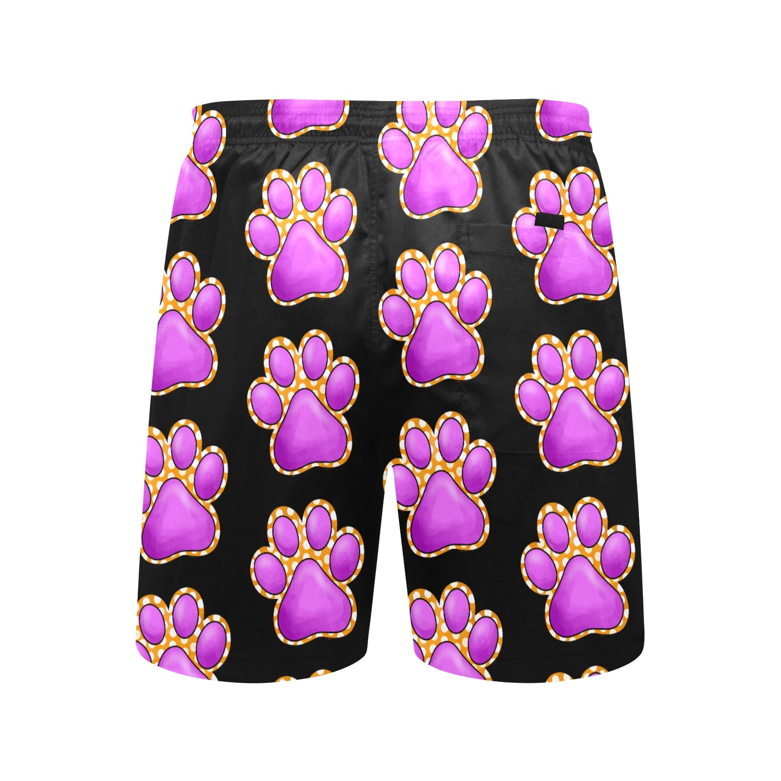 Paw Paw Men's Mid-Length Beach Shorts PetPooPoo.com