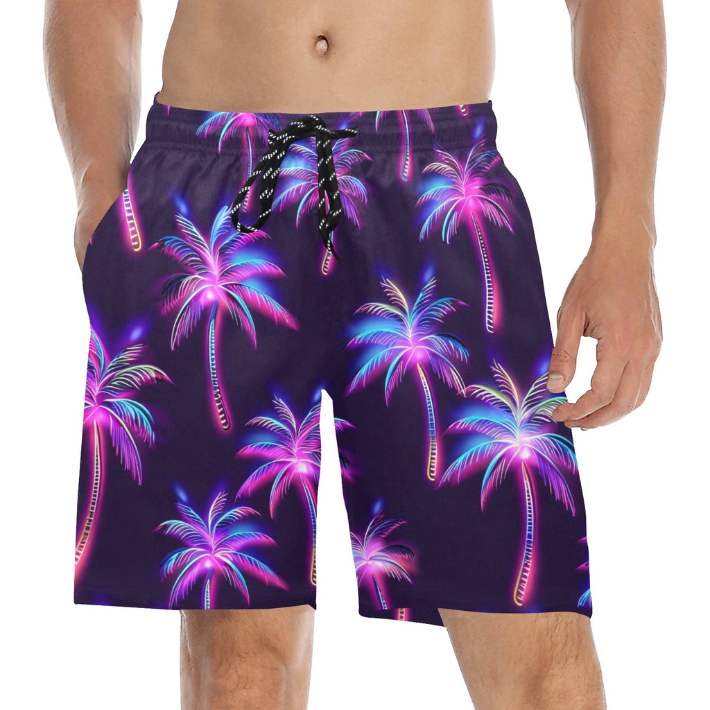 Palms Men's Mid-Length Beach Shorts
