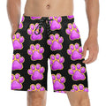 Paw Paw Men's Mid-Length Beach Shorts PetPooPoo.com