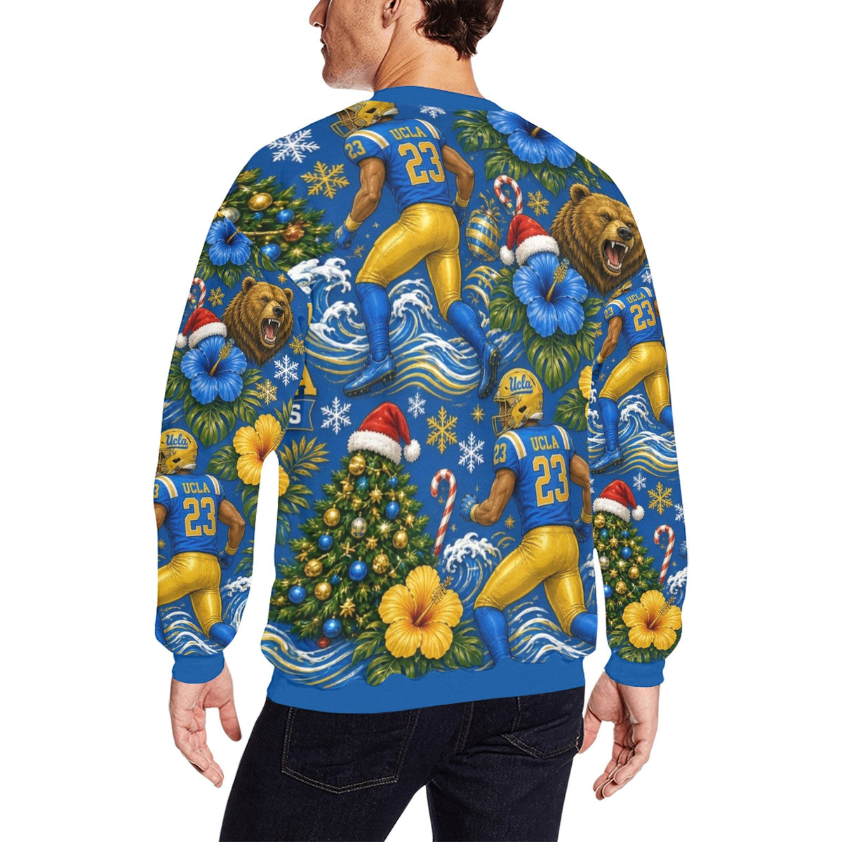 UCLA Men's crew neck sweatshirt（Made in USA）