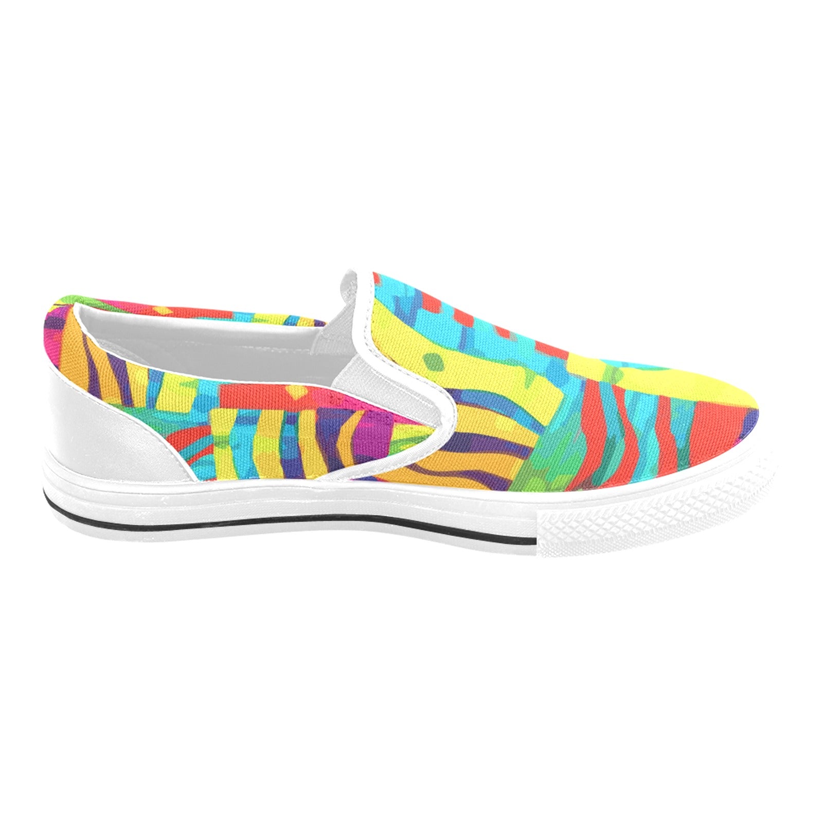 Kids Art Slip-on Canvas Kid's Shoes (Big Kid)