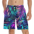 Palm Frond Men's Mid-Length Beach Shorts