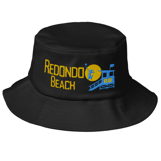 REDONDO BEACH CALIFORNIA Old School Bucket Hat